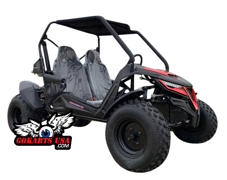 TrailMaster Cheetah 8 Mid-Sized Go Kart - 7.5hp, Torque Converter, Electric Start, Automatic with Reverse, Ages 12 and up - Image 4