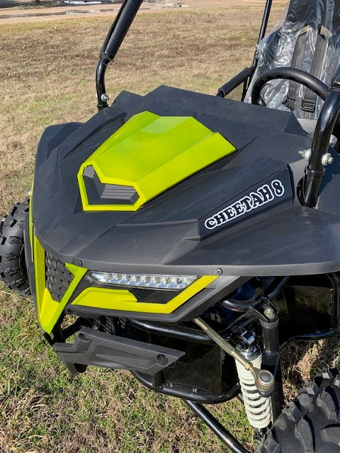 TrailMaster Cheetah 8 Mid-Sized Go Kart - 7.5hp, Torque Converter, Electric Start, Automatic with Reverse, Ages 12 and up - Image 9