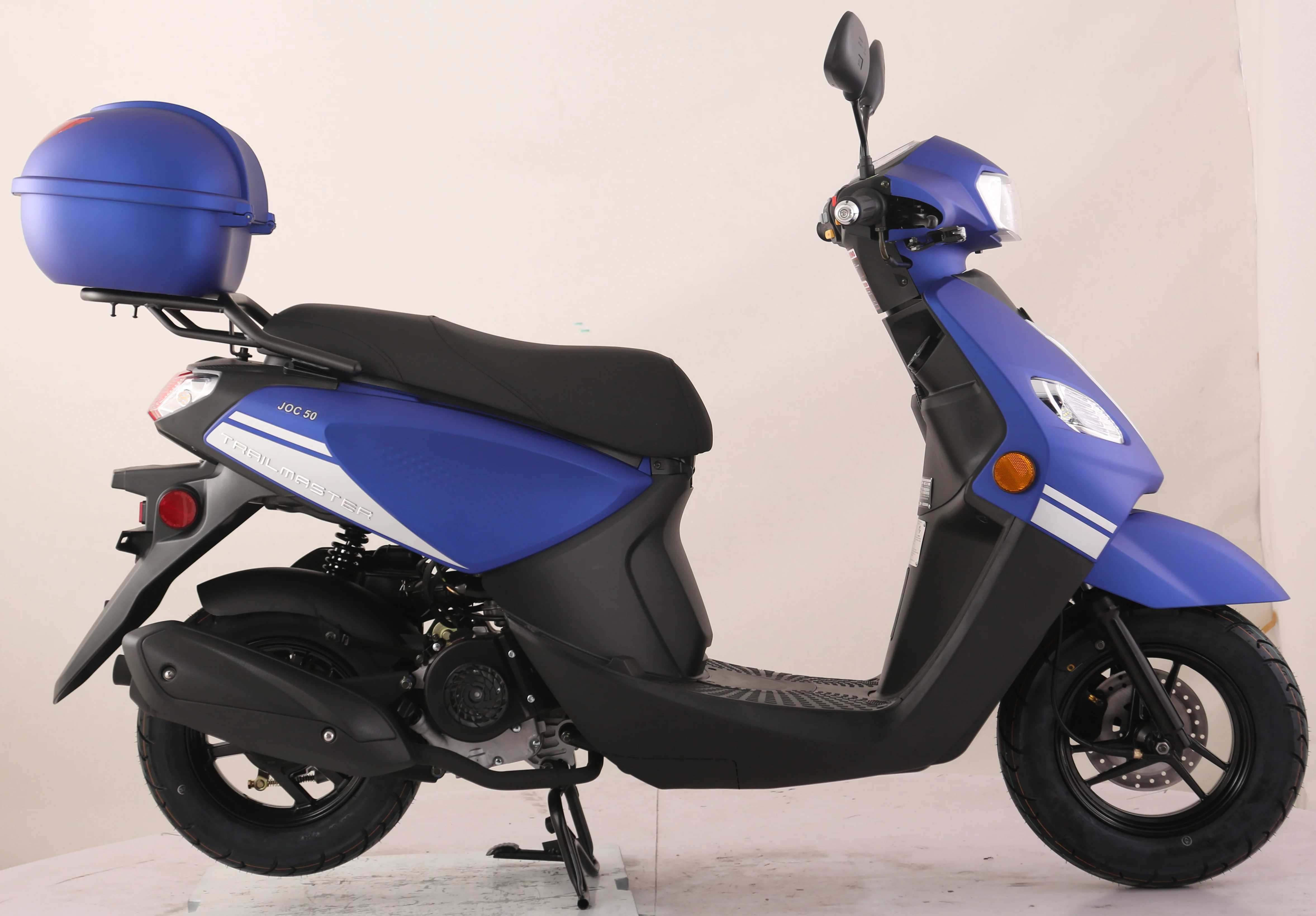 TrailMaster Flash 50cc Street Scooter, CVT Automatic, LED Lights, Rear Trunk Included, Ships Fully Assembled - Image 13