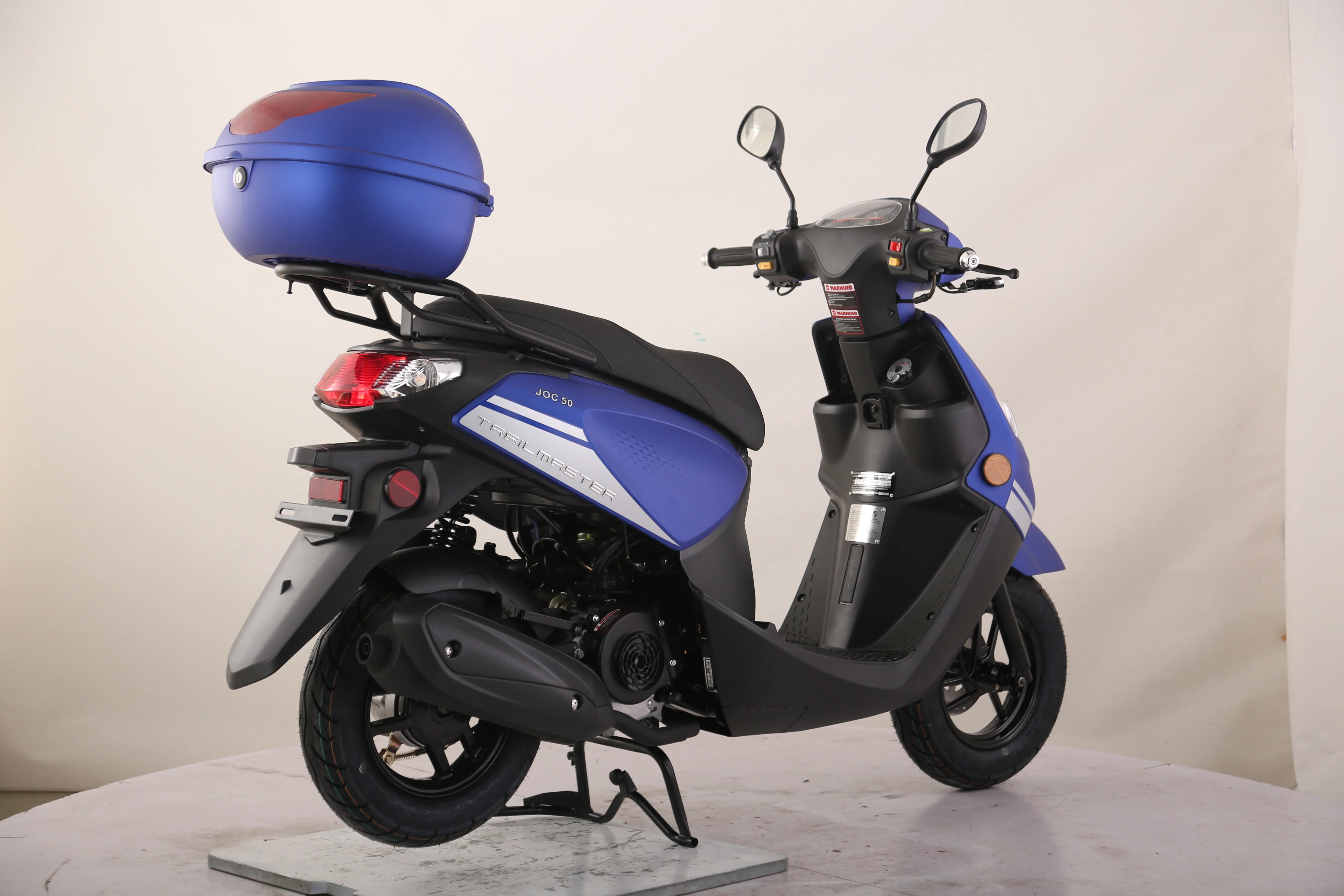 TrailMaster Flash 50cc Street Scooter, CVT Automatic, LED Lights, Rear Trunk Included, Ships Fully Assembled - Image 14