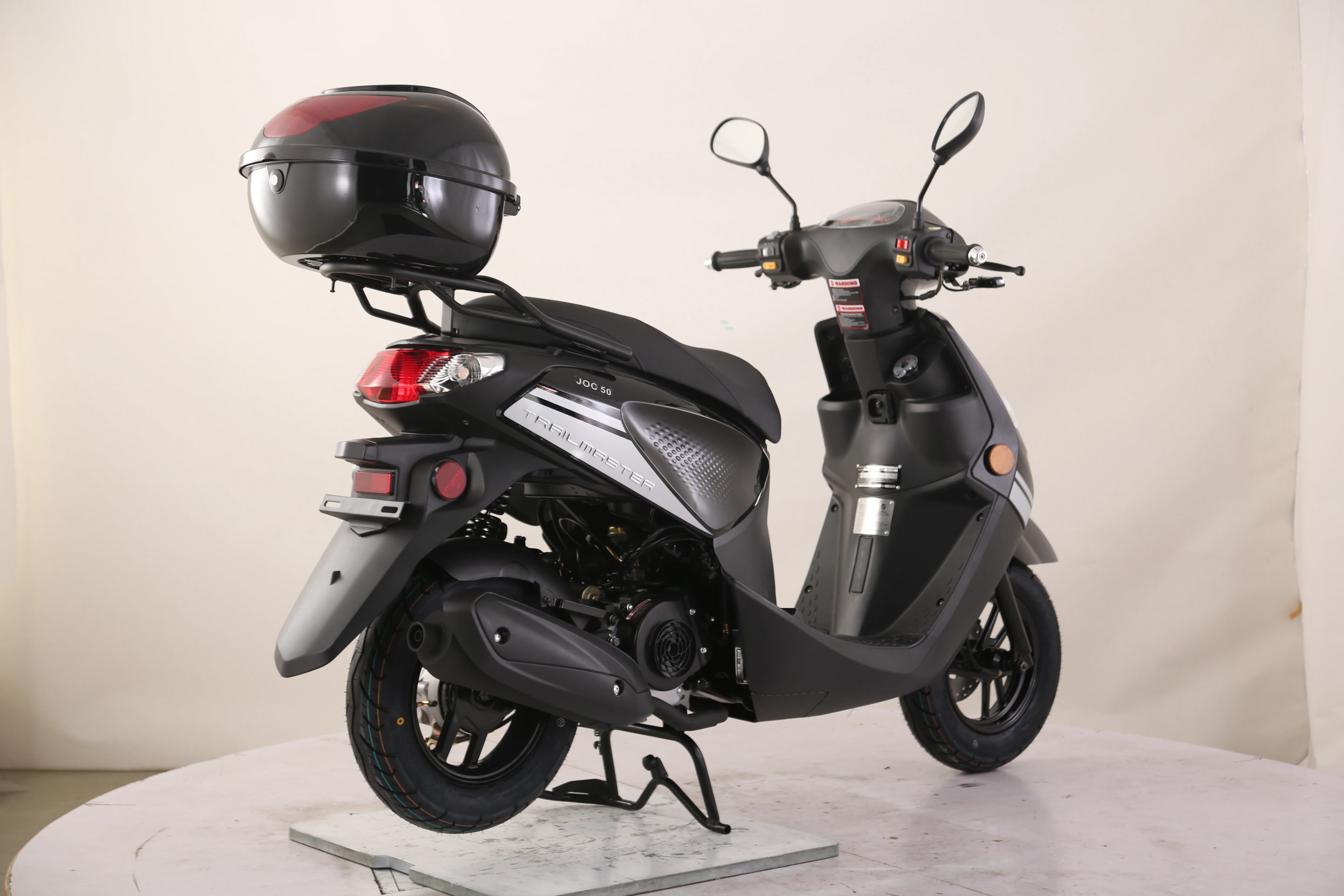 TrailMaster Flash 50cc Street Scooter, CVT Automatic, LED Lights, Rear Trunk Included, Ships Fully Assembled - Image 21