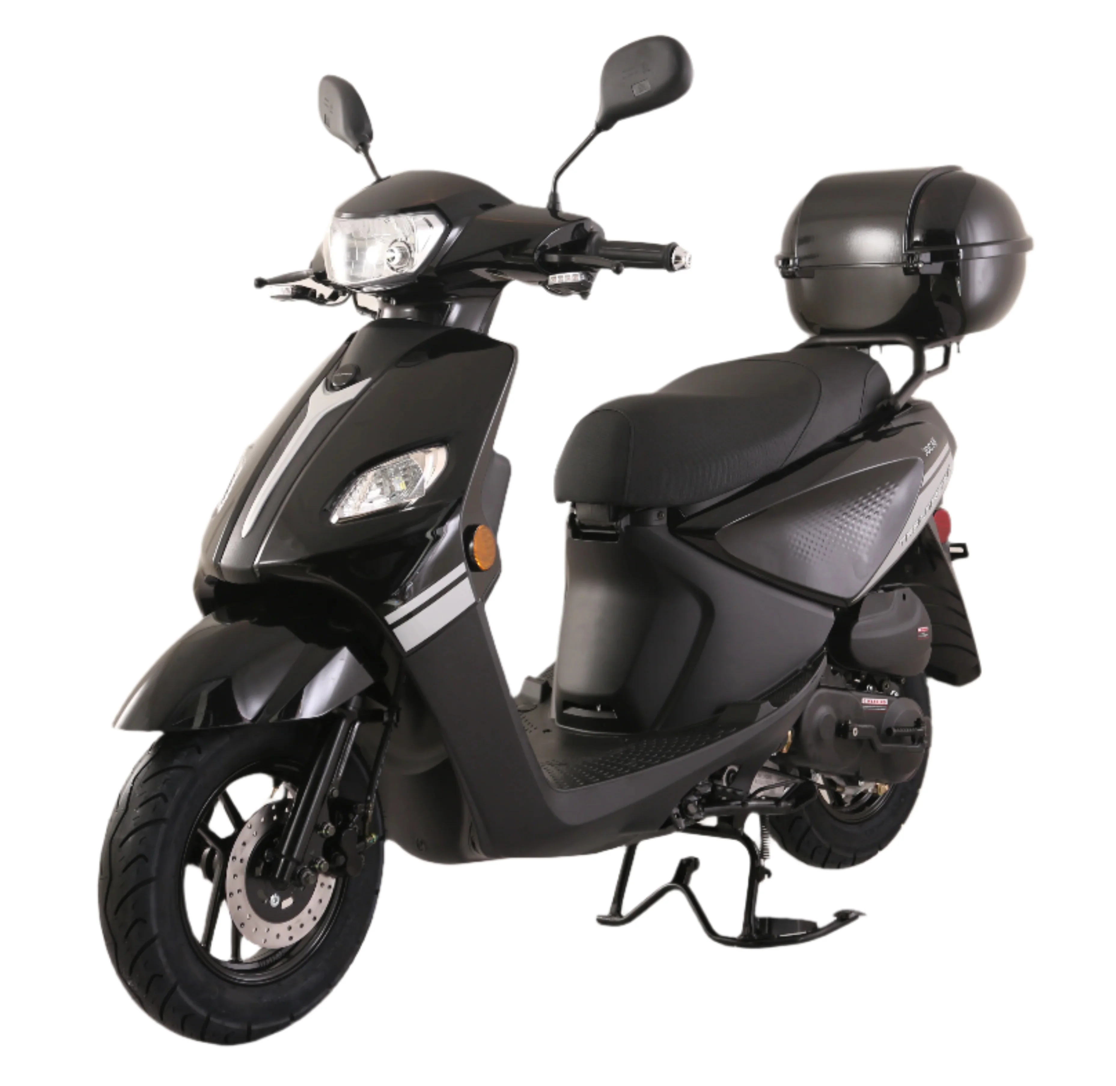 TrailMaster Flash 50cc Street Scooter, CVT Automatic, LED Lights, Rear Trunk Included, Ships Fully Assembled - Image 3