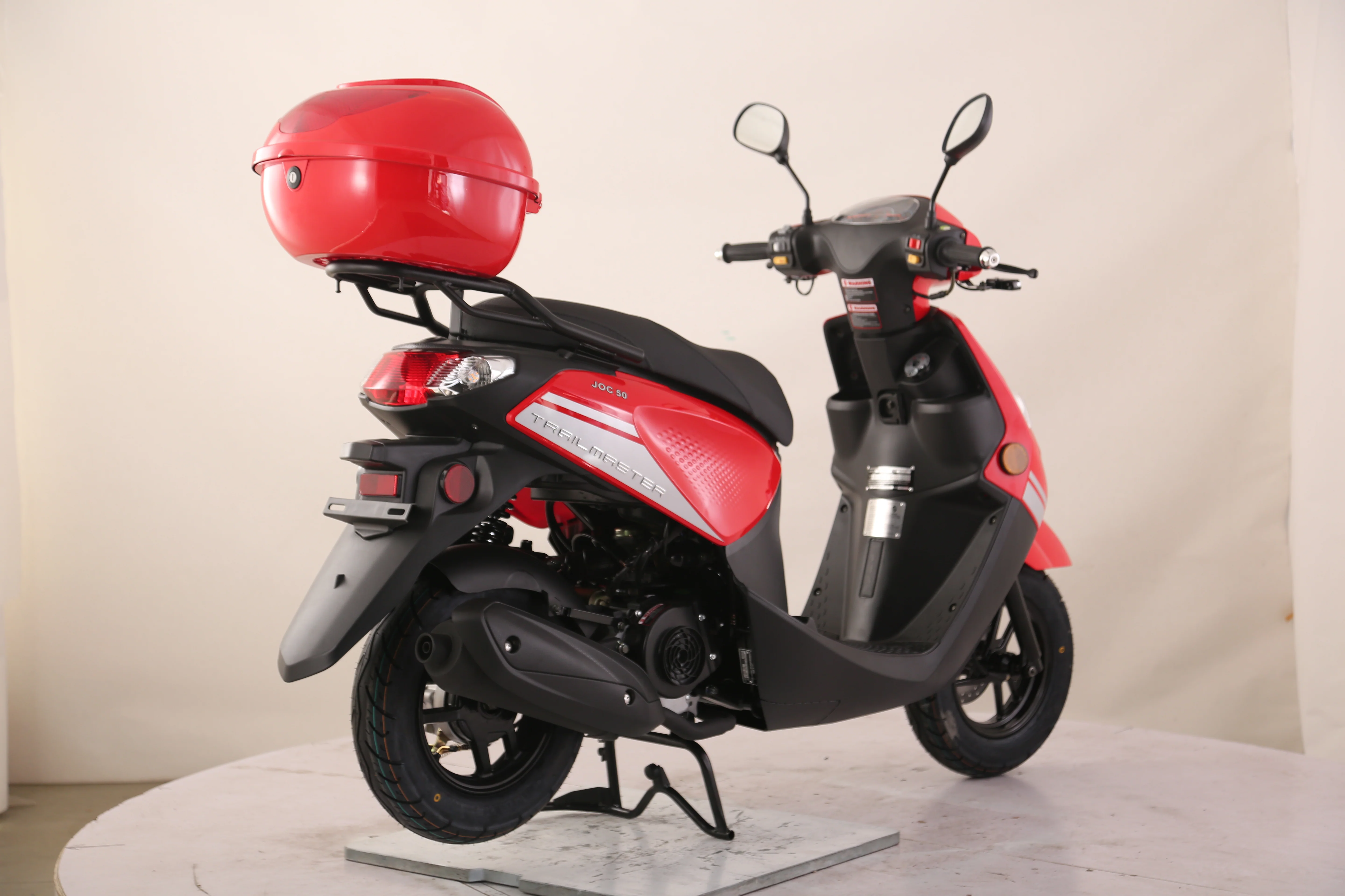TrailMaster Flash 50cc Street Scooter, CVT Automatic, LED Lights, Rear Trunk Included, Ships Fully Assembled - Image 7