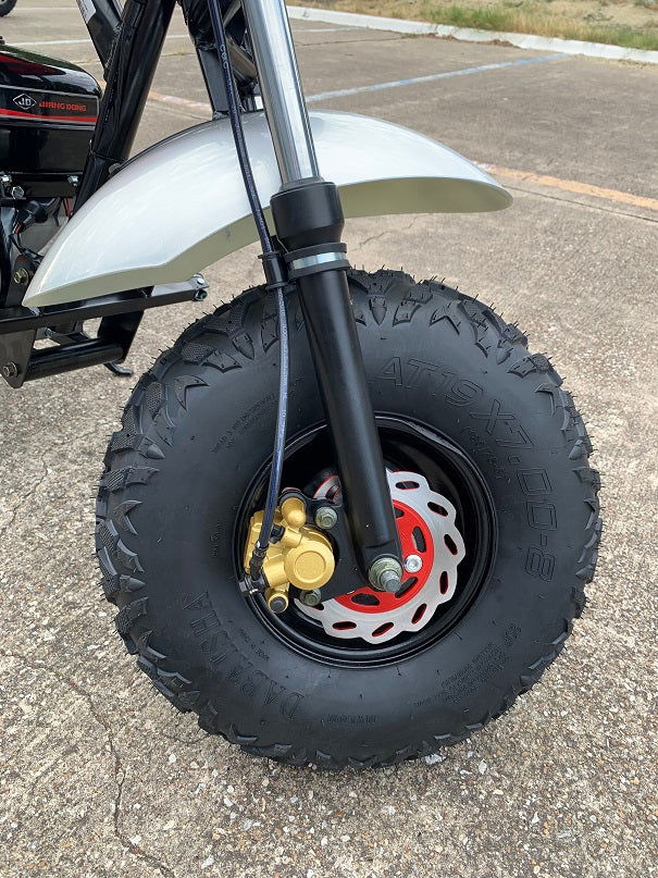 TrailMaster Hurricane 200X Mini Bike, 196cc 6.5 HP with Torque Converter, Dual Disc Brake, Front & Rear Suspension - Image 13