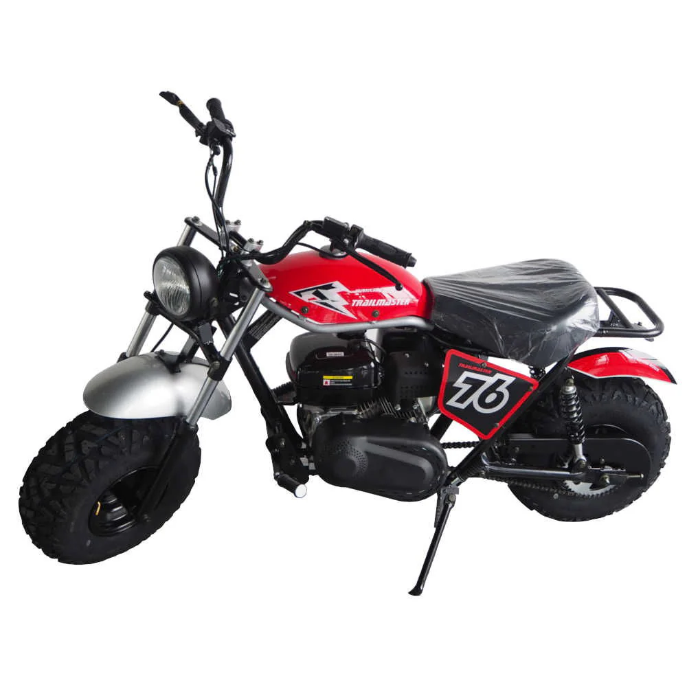 TrailMaster Hurricane 200X Mini Bike, 196cc 6.5 HP with Torque Converter, Dual Disc Brake, Front & Rear Suspension - Image 5