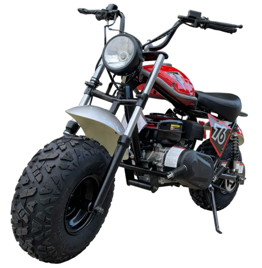 TrailMaster Hurricane 200X Mini Bike, 196cc 6.5 HP with Torque Converter, Dual Disc Brake, Front & Rear Suspension - Image 7