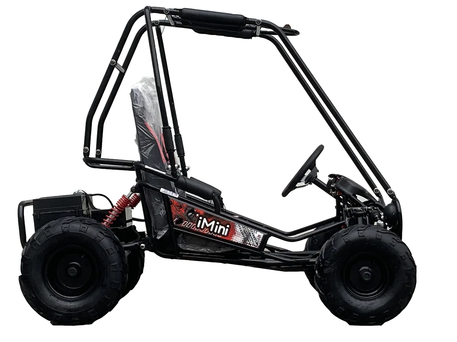 TrailMaster iMini Kids Electric Go Kart, Reverse, 48v, 2-speed settings, Kids Ages 4-9 - Image 8