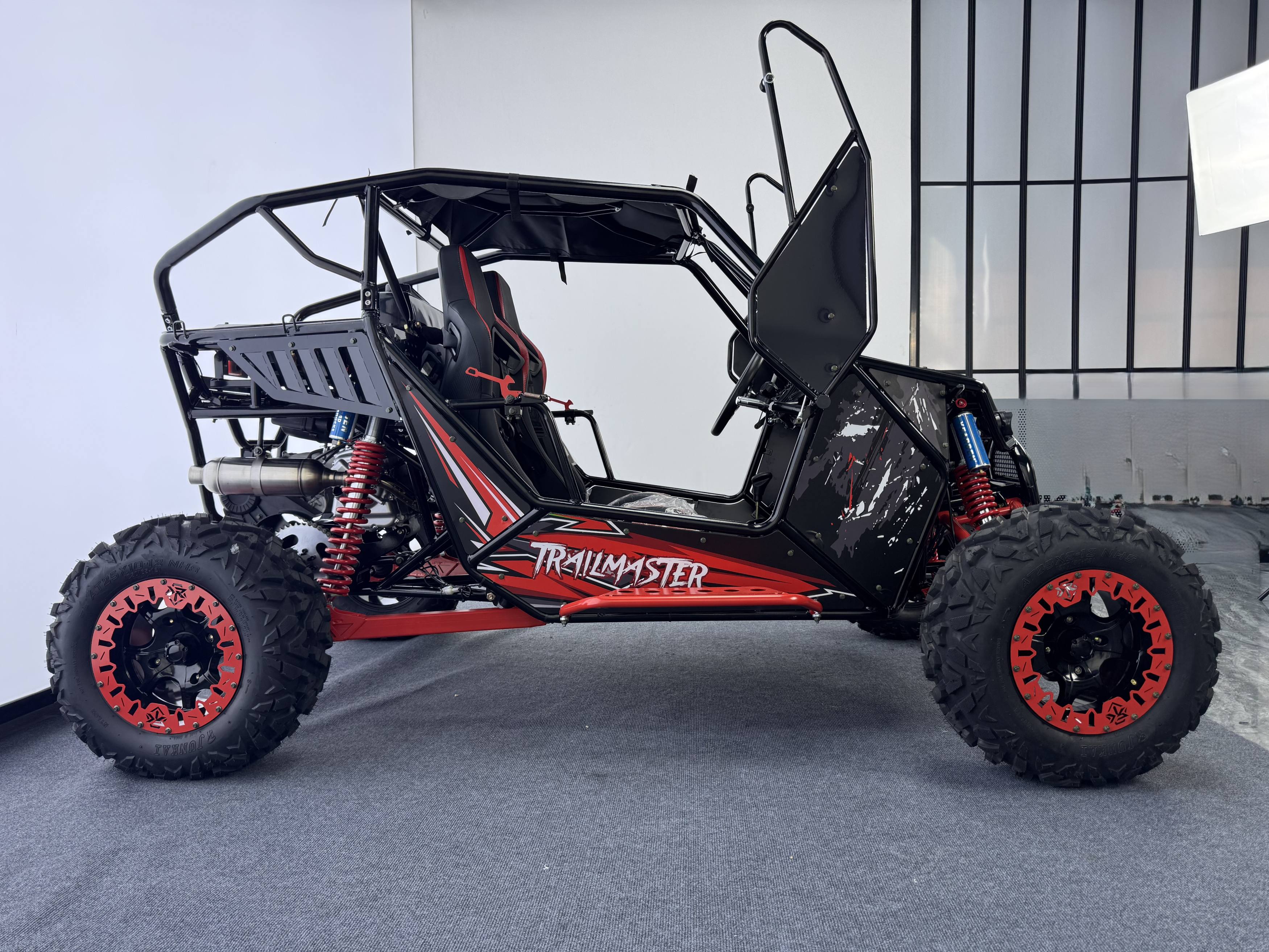 Trailmaster KX300 EFI Dune Buggy, Shaft Drive, 18hp Liquid Cooled Engine, CVT Automatic with Reverse, 4-wheel Independent Suspension - Image 5
