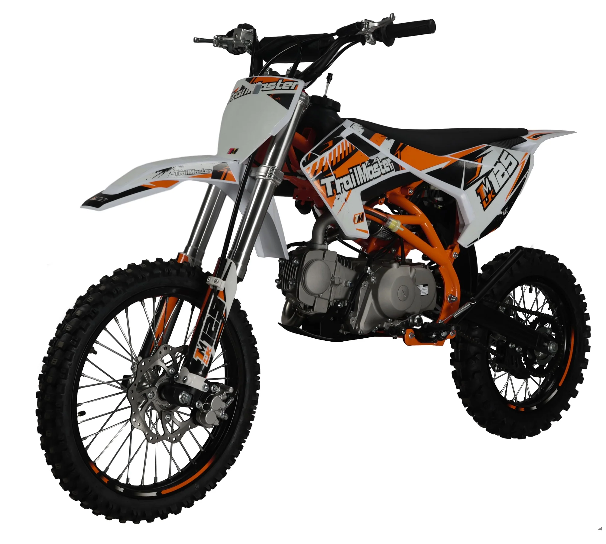 TrailMaster LK125 Pro Series Dirt Bike, Electric Start, 4-Speed Manual, Dual Disc Brakes, (17/14) Wheels - Image 13