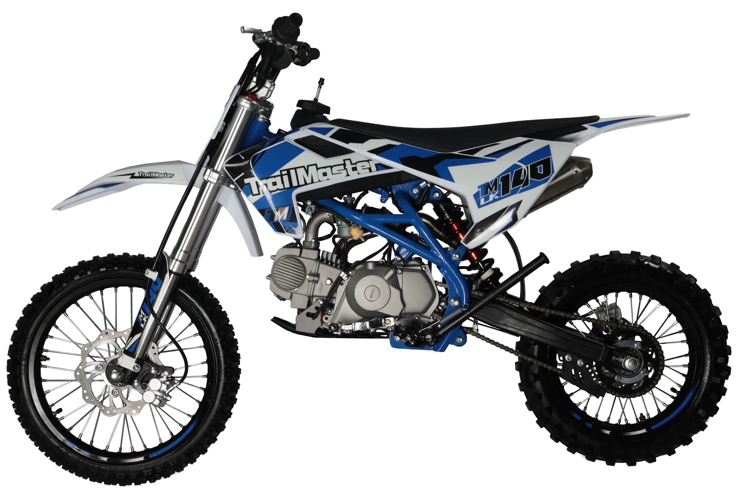 TrailMaster LK140 Pro Series Dirt Bike, Electric Start, 4-Speed Manual, Dual Disc Brakes, (17/14) Wheels - Image 11