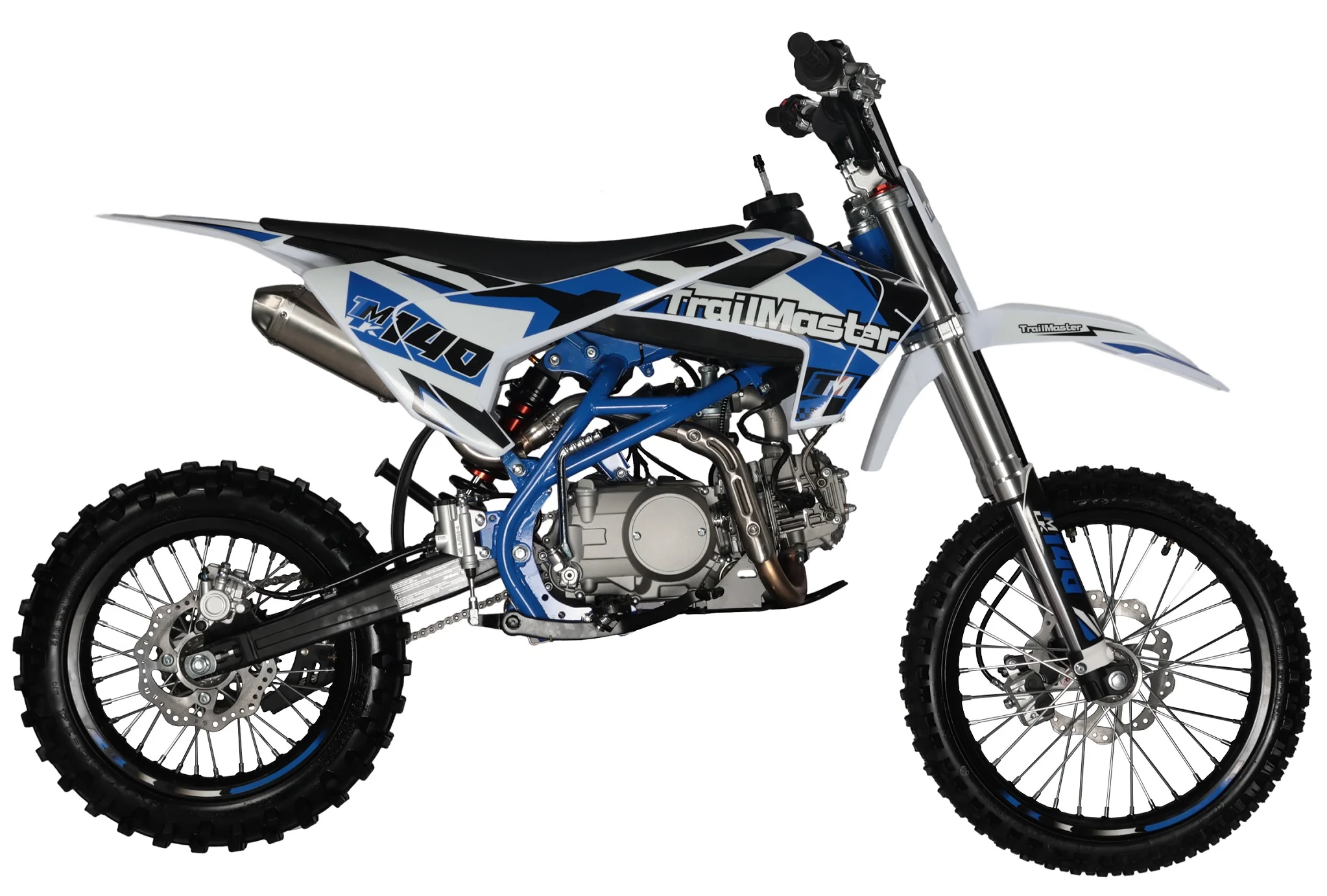 TrailMaster LK140 Pro Series Dirt Bike, Electric Start, 4-Speed Manual, Dual Disc Brakes, (17/14) Wheels - Image 12