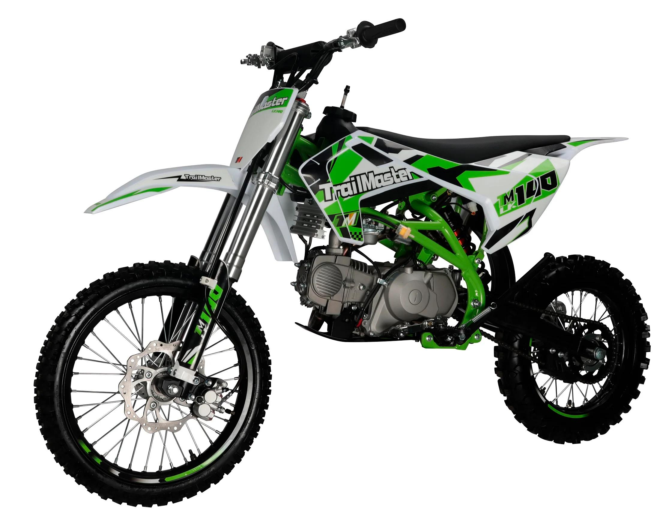 TrailMaster LK140 Pro Series Dirt Bike, Electric Start, 4-Speed Manual, Dual Disc Brakes, (17/14) Wheels - Image 2