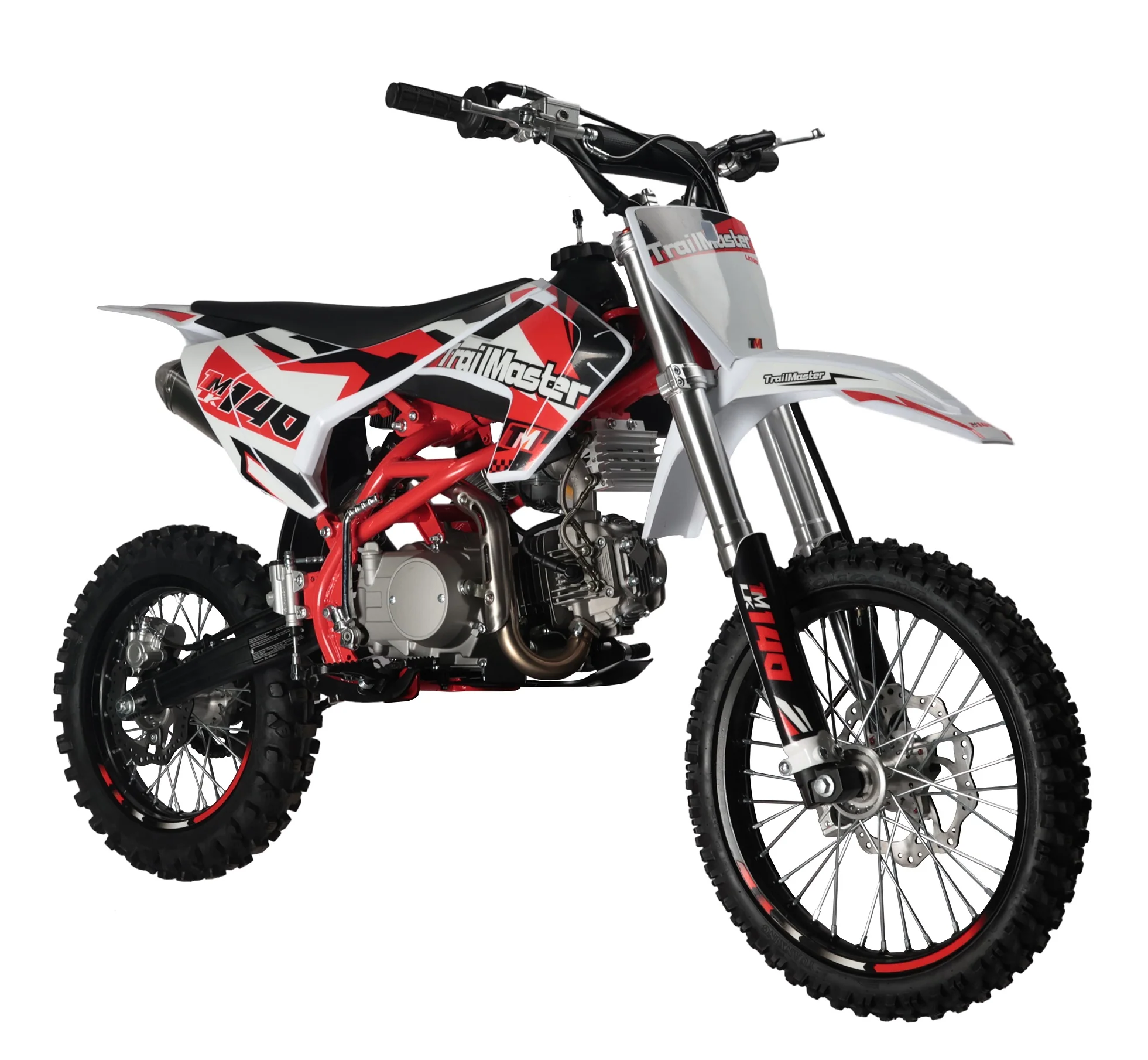 TrailMaster LK140 Pro Series Dirt Bike, Electric Start, 4-Speed Manual, Dual Disc Brakes, (17/14) Wheels - Image 3
