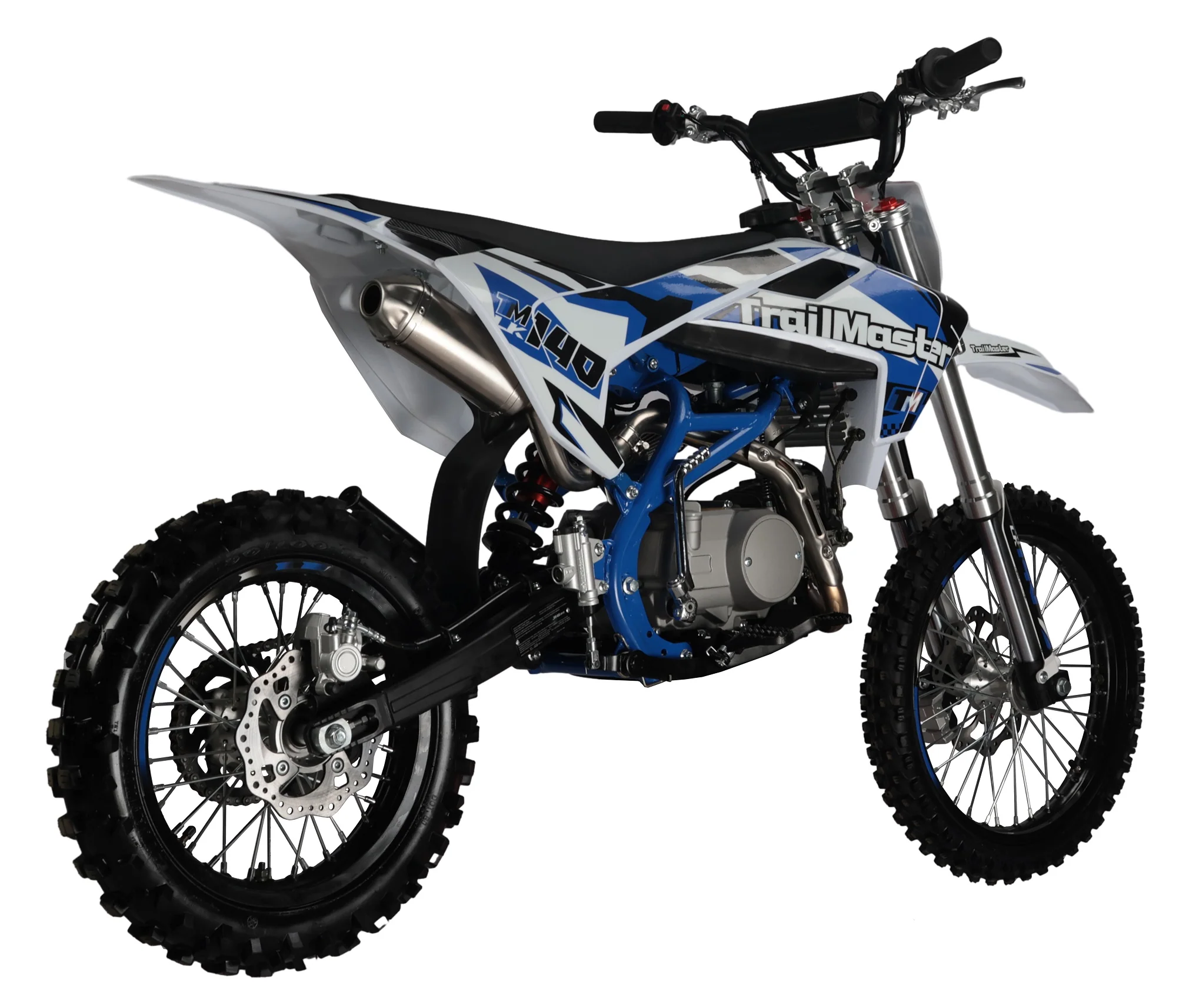 TrailMaster LK140 Pro Series Dirt Bike, Electric Start, 4-Speed Manual, Dual Disc Brakes, (17/14) Wheels - Image 9