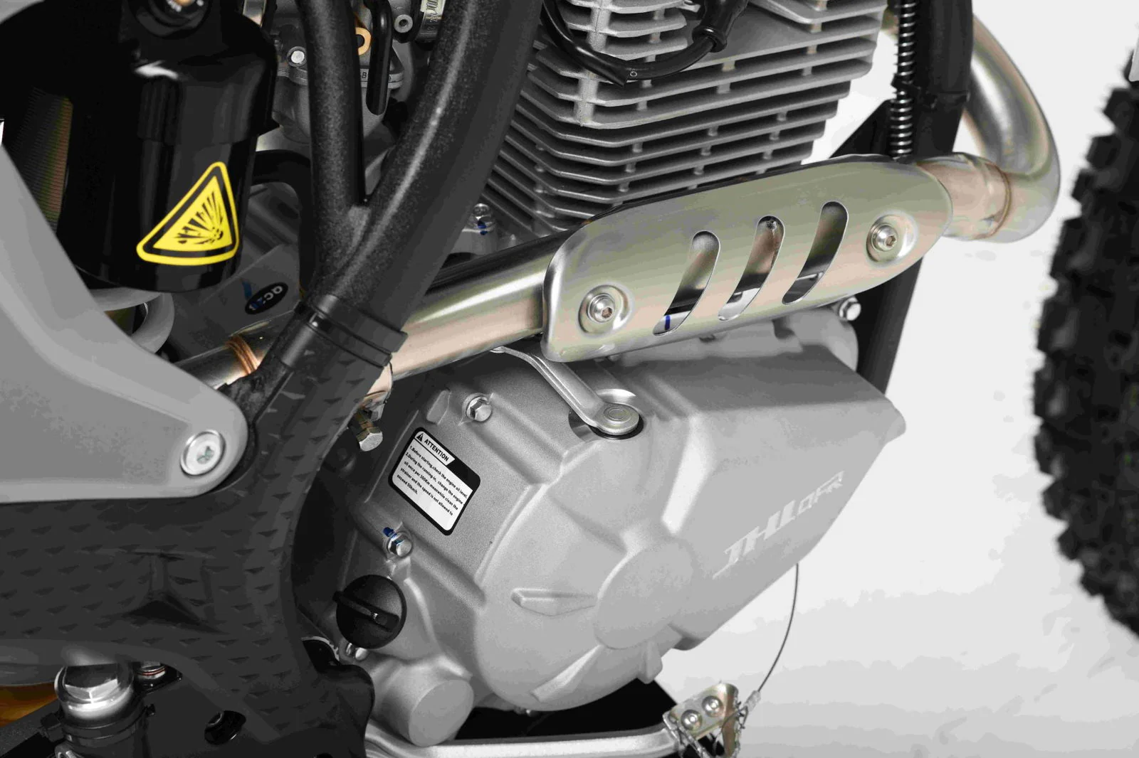 TrailMaster LX250 Dirt Bike, 6-Speed Manual, Dual Disc Brakes, Electric Start with Kick backup, (21/18) Wheels - Image 12