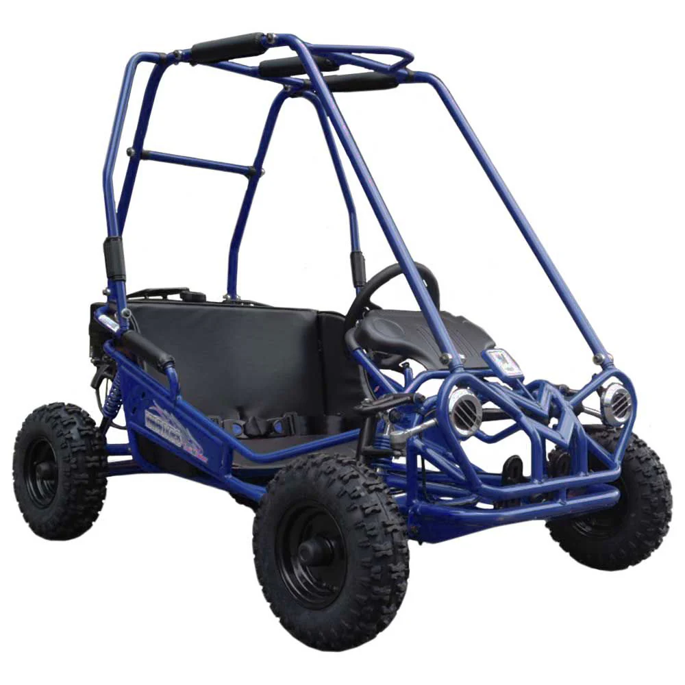 TrailMaster MINI XRS+ Kids Go Kart, 5.5hp Gas Engine, Dual Seats, Adjustable Pedals, Pull Start, Kids Ages 4-9 - Image 4