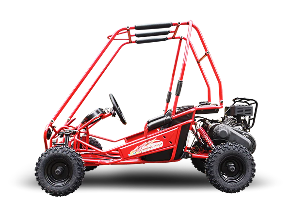 TrailMaster MINI XRS+ Kids Go Kart, 5.5hp Gas Engine, Dual Seats, Adjustable Pedals, Pull Start, Kids Ages 4-9 - Image 5