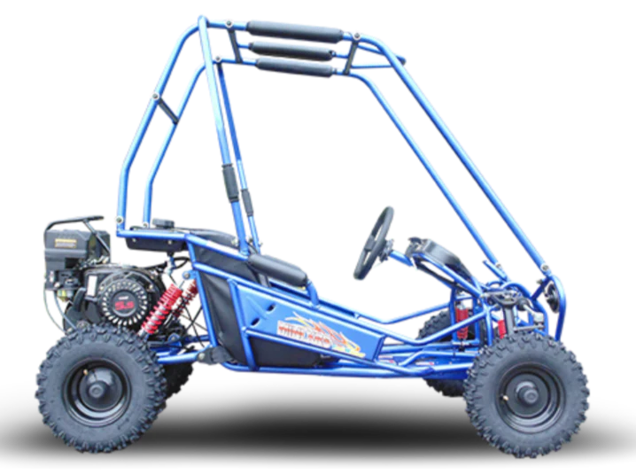 TrailMaster MINI XRS+ Kids Go Kart, 5.5hp Gas Engine, Dual Seats, Adjustable Pedals, Pull Start, Kids Ages 4-9 - Image 9