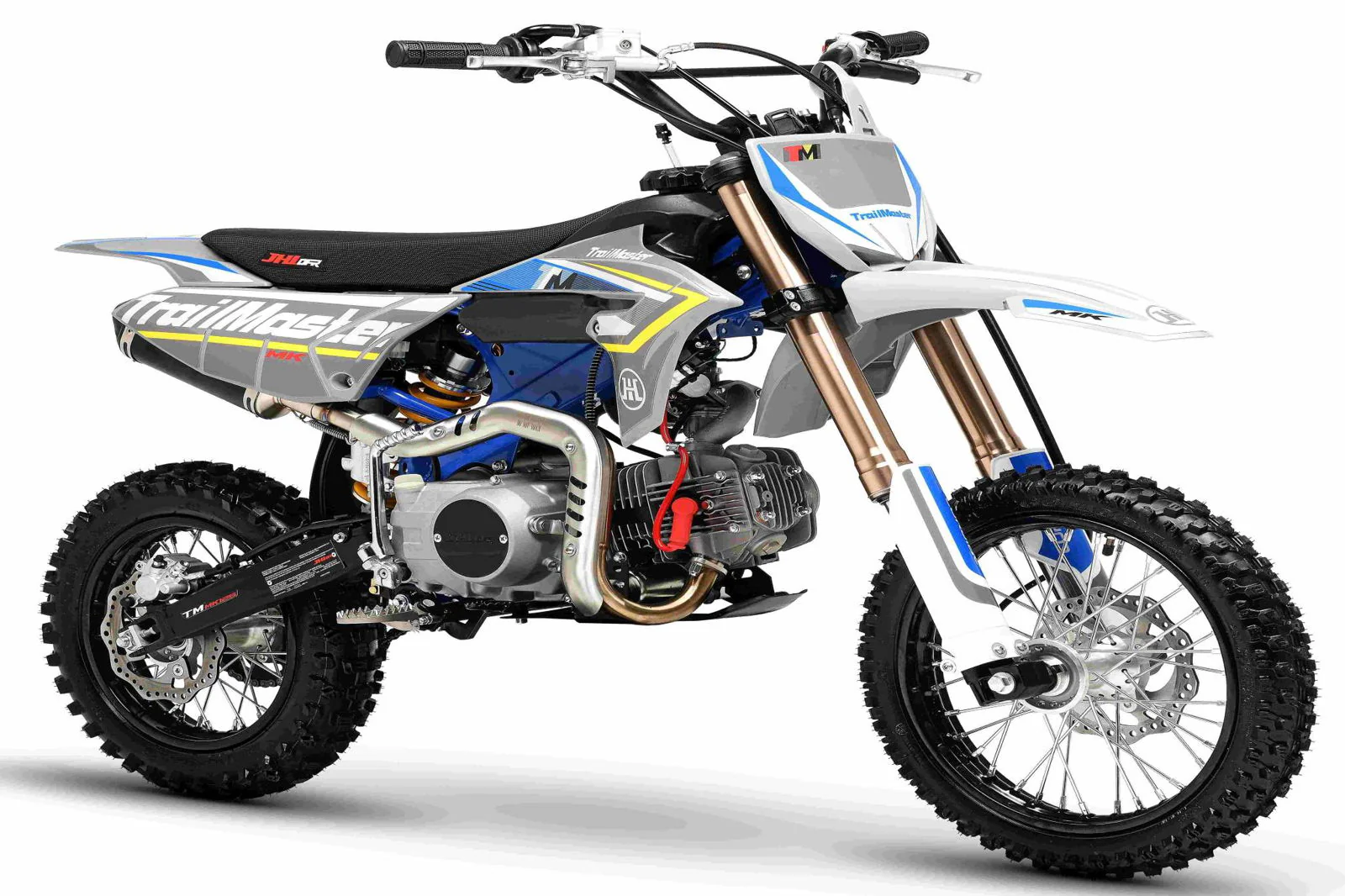 TrailMaster MK110ES Pro Series Dirt Bike, BOSCH EFI, 4-Speed Automatic, Electric Start, Dual Disc Brakes, (14/12) Wheels - Image 6