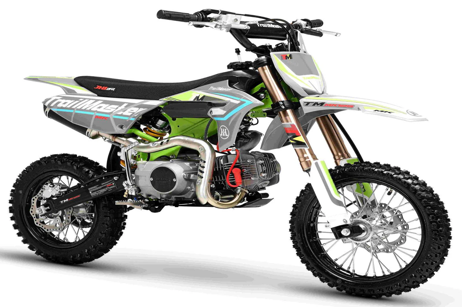 TrailMaster MK110ES Pro Series Dirt Bike, BOSCH EFI, 4-Speed Automatic, Electric Start, Dual Disc Brakes, (14/12) Wheels - Image 21