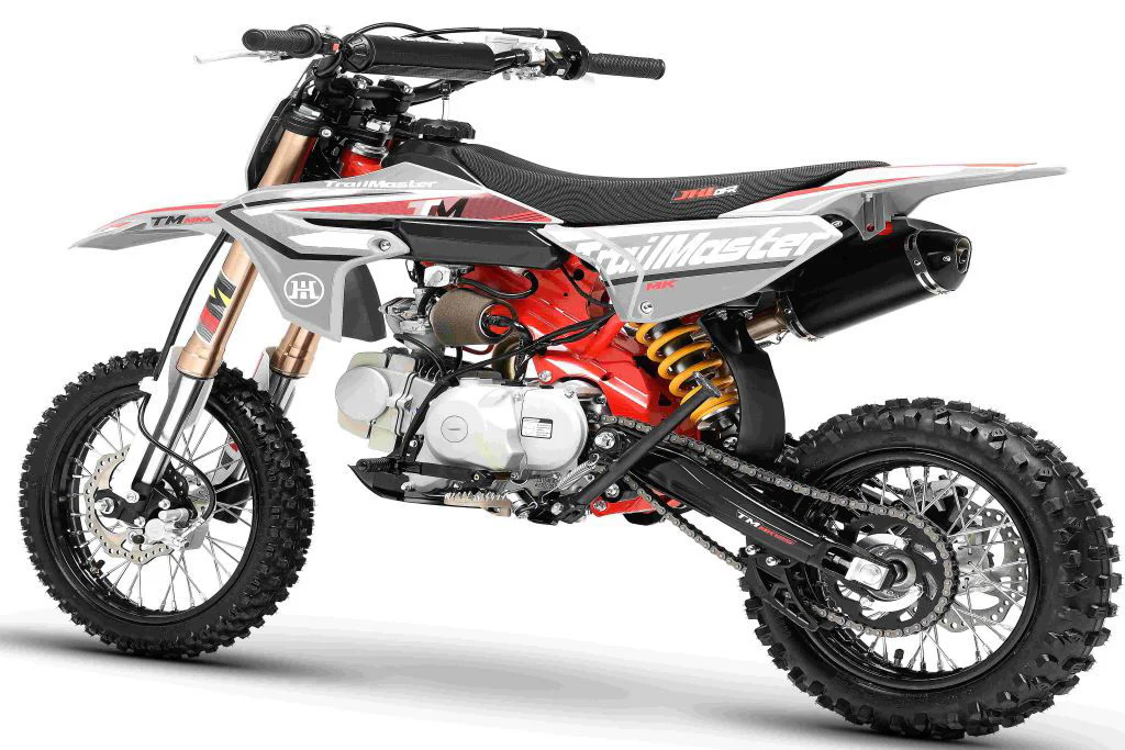 TrailMaster MK110ES Pro Series Dirt Bike, BOSCH EFI, 4-Speed Automatic, Electric Start, Dual Disc Brakes, (14/12) Wheels - Image 24
