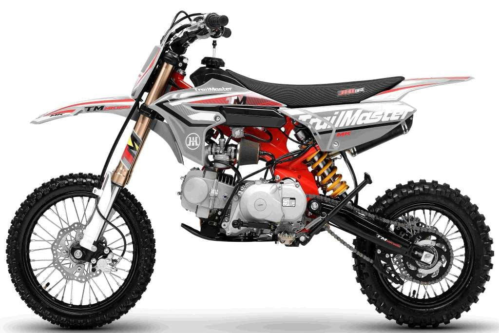 TrailMaster MK110ES Pro Series Dirt Bike, BOSCH EFI, 4-Speed Automatic, Electric Start, Dual Disc Brakes, (14/12) Wheels - Image 7