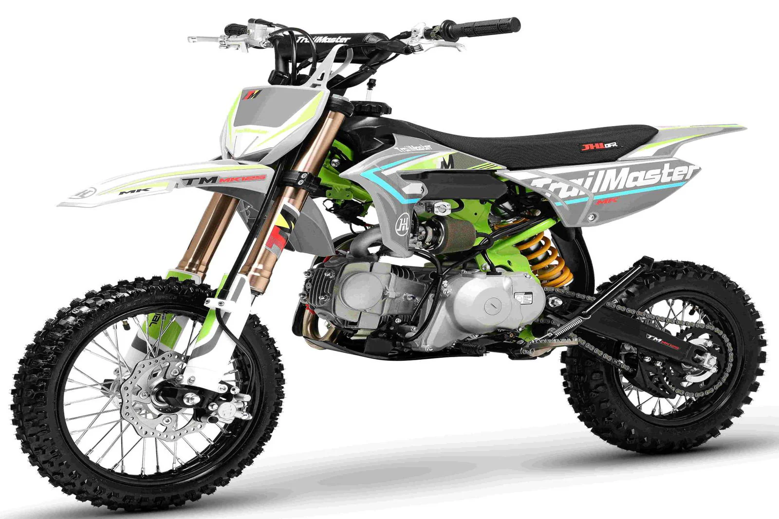 TrailMaster MK110ES Pro Series Dirt Bike, BOSCH EFI, 4-Speed Automatic, Electric Start, Dual Disc Brakes, (14/12) Wheels - Image 9