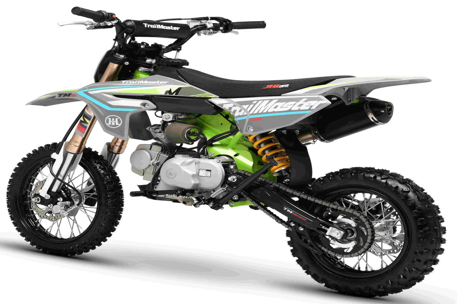 TrailMaster MK110ES Pro Series Dirt Bike, BOSCH EFI, 4-Speed Automatic, Electric Start, Dual Disc Brakes, (14/12) Wheels - Image 10