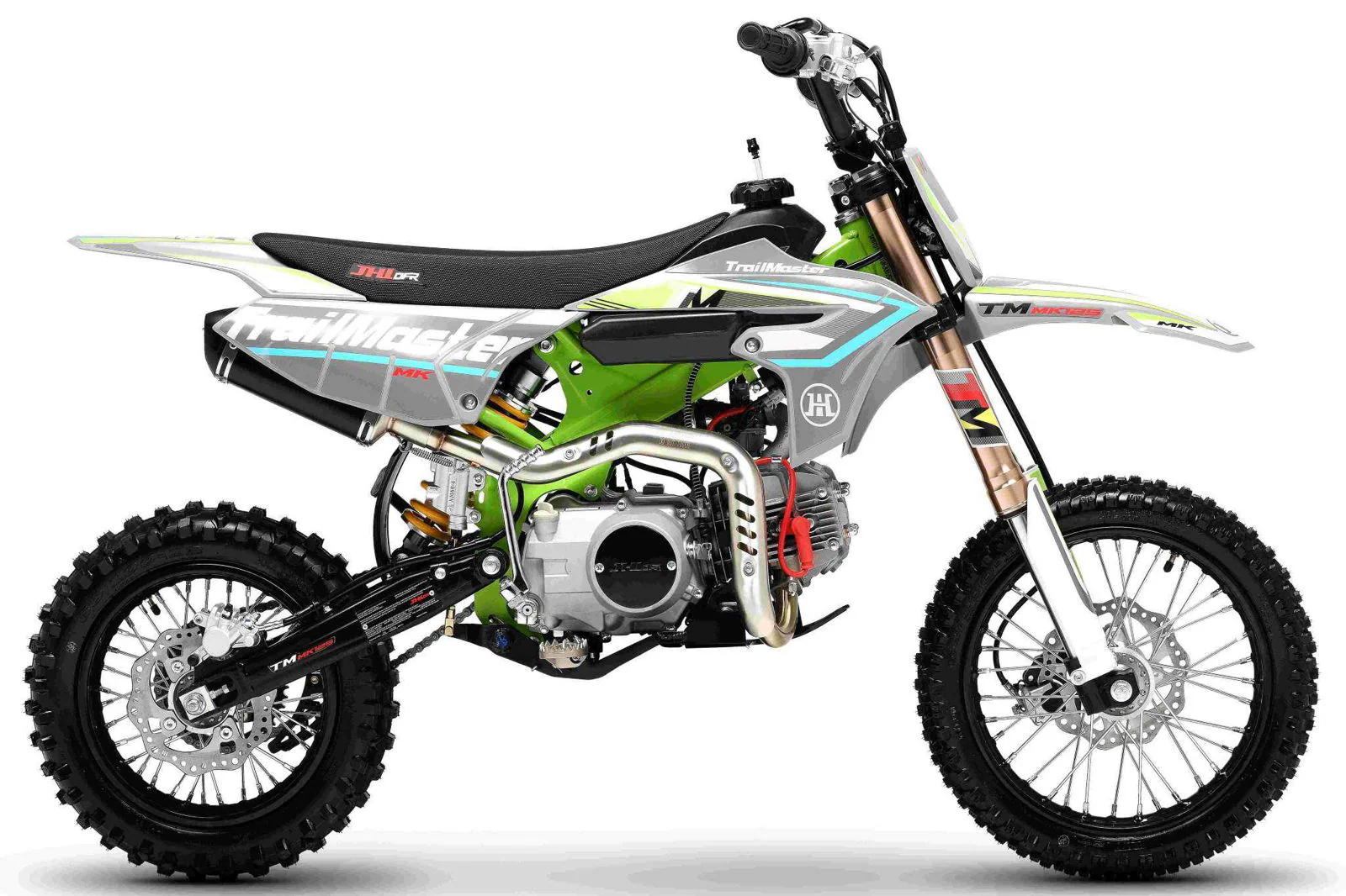 TrailMaster MK110ES Pro Series Dirt Bike, BOSCH EFI, 4-Speed Automatic, Electric Start, Dual Disc Brakes, (14/12) Wheels - Image 11