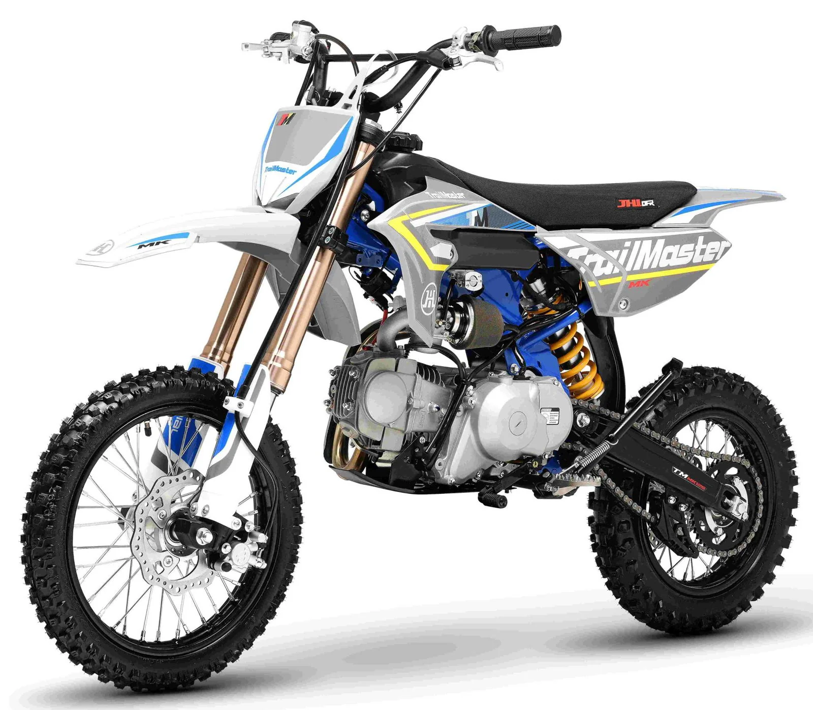 TrailMaster MK110ES Pro Series Dirt Bike, BOSCH EFI, 4-Speed Automatic, Electric Start, Dual Disc Brakes, (14/12) Wheels - Image 12