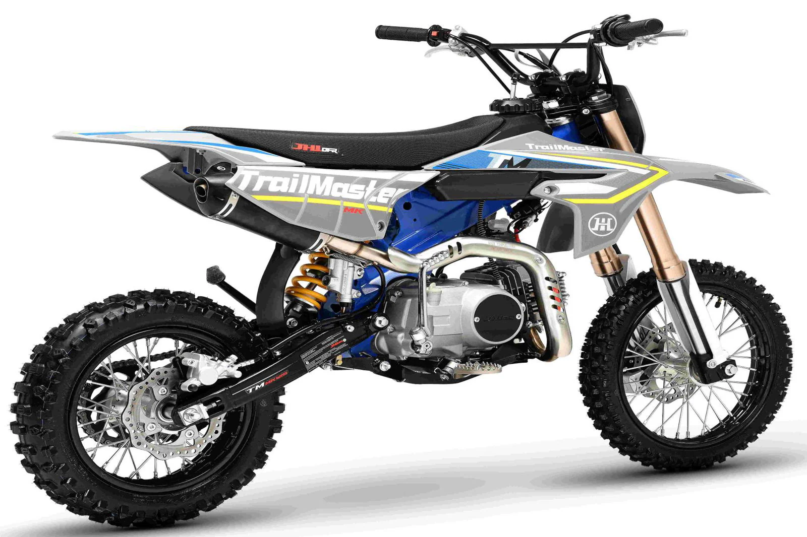 TrailMaster MK110ES Pro Series Dirt Bike, BOSCH EFI, 4-Speed Automatic, Electric Start, Dual Disc Brakes, (14/12) Wheels - Image 14