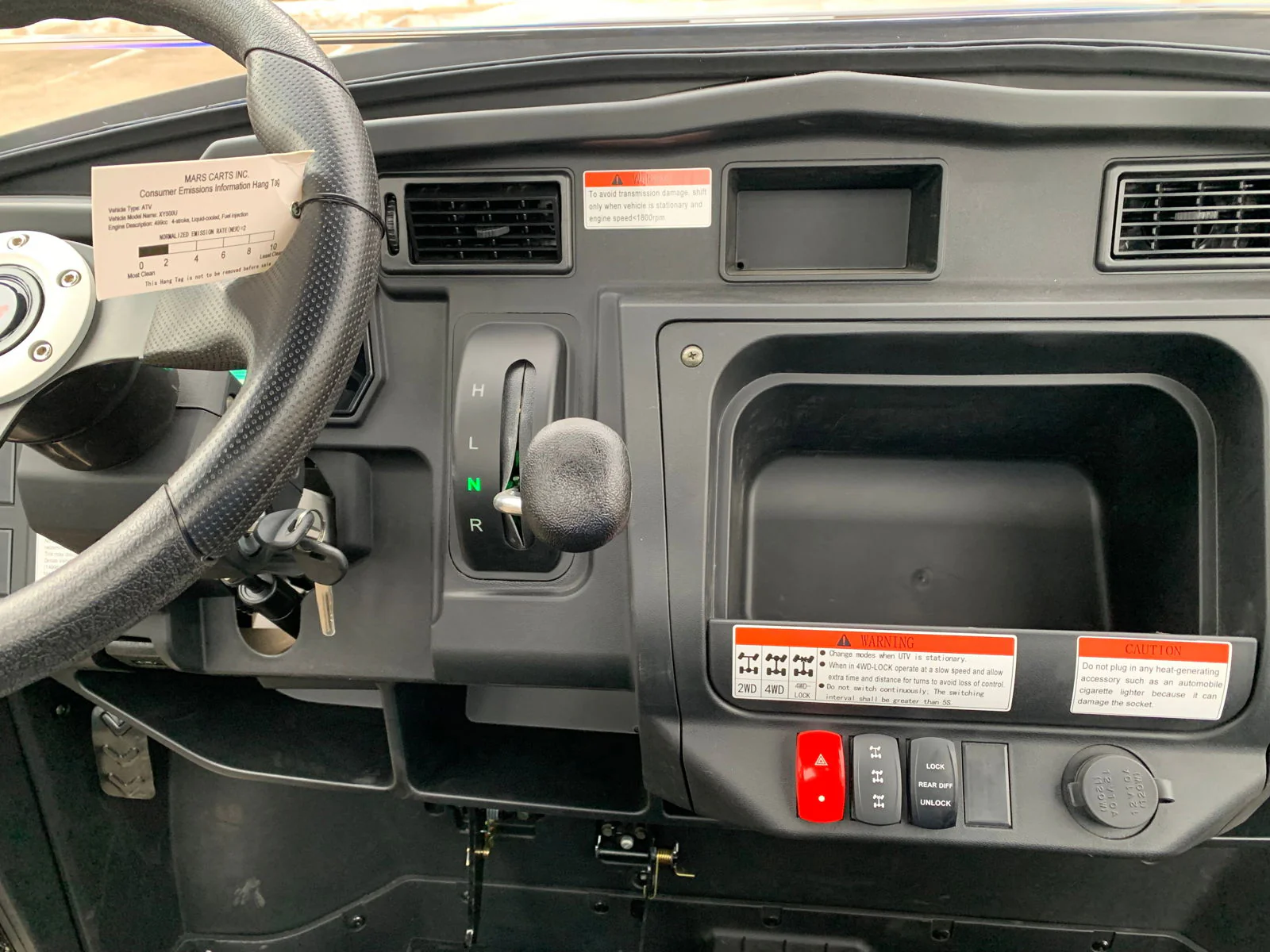 TrailMaster Panther 550 UTV, 4X4, Larger Body, Heavy Duty Suspension, 34hp, EFI, High Low Range Automatic Trans, CA Legal - Image 11