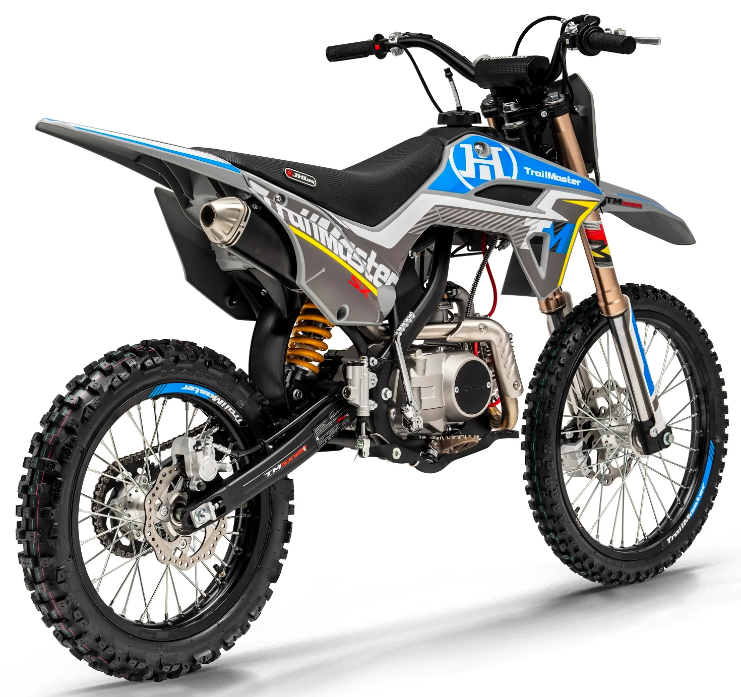 TrailMaster SX150 Pro Series Dirt Bike, Electric Start, 4-Speed Manual, Dual Disc Brakes, (19/16) Wheels - Image 3