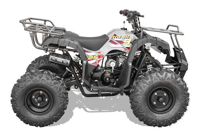 TrailMaster T125U Rancher 125cc ATV, Automatic with Reverse, Front Bumper, Front Rack, Rear Rack, Ages 9-12 - Image 9