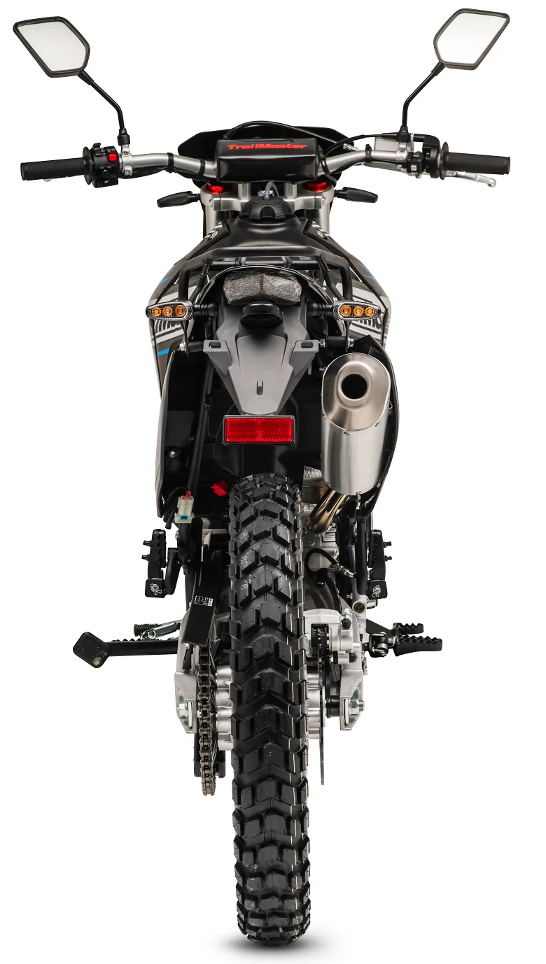 TrailMaster T5 Dual Sport Dirt Bike, 5-Speed Manual, 223cc Engine, Dual Disc Brakes, Electric Start with Kick backup, (21/18) Wheels - Image 13