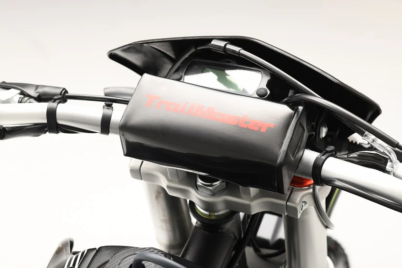 TrailMaster T5 Dual Sport Dirt Bike, 5-Speed Manual, 223cc Engine, Dual Disc Brakes, Electric Start with Kick backup, (21/18) Wheels - Image 15