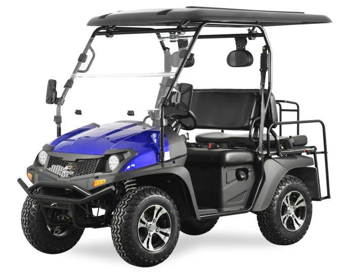TrailMaster Taurus 200E-GX UTV Gas Golf Cart, Full Length Roof, 4-Seat, DOT Approved, Electronic Fuel Injection - Image 2