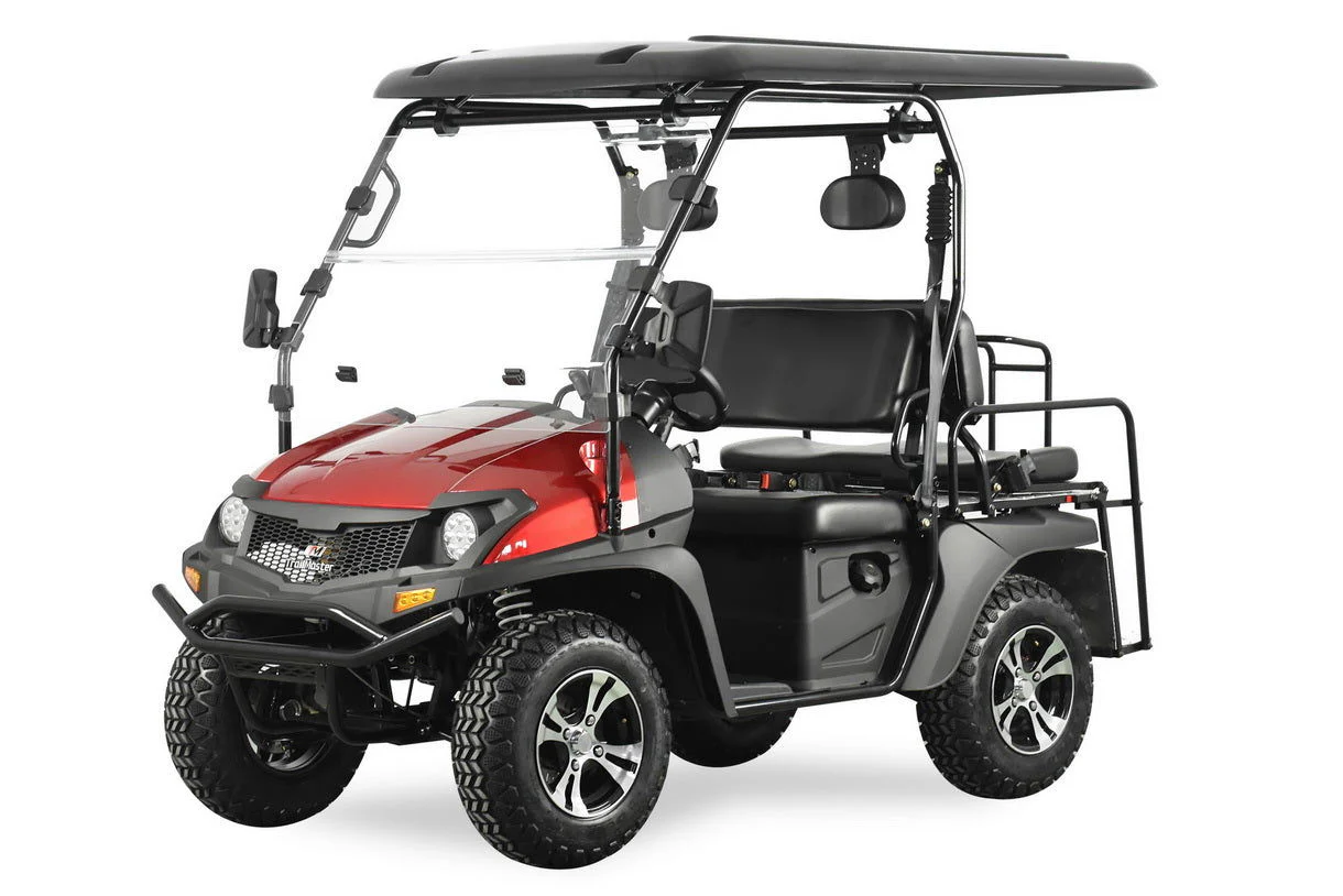 TrailMaster Taurus 200E-GX UTV Gas Golf Cart, Full Length Roof, 4-Seat, DOT Approved, Electronic Fuel Injection - Image 3