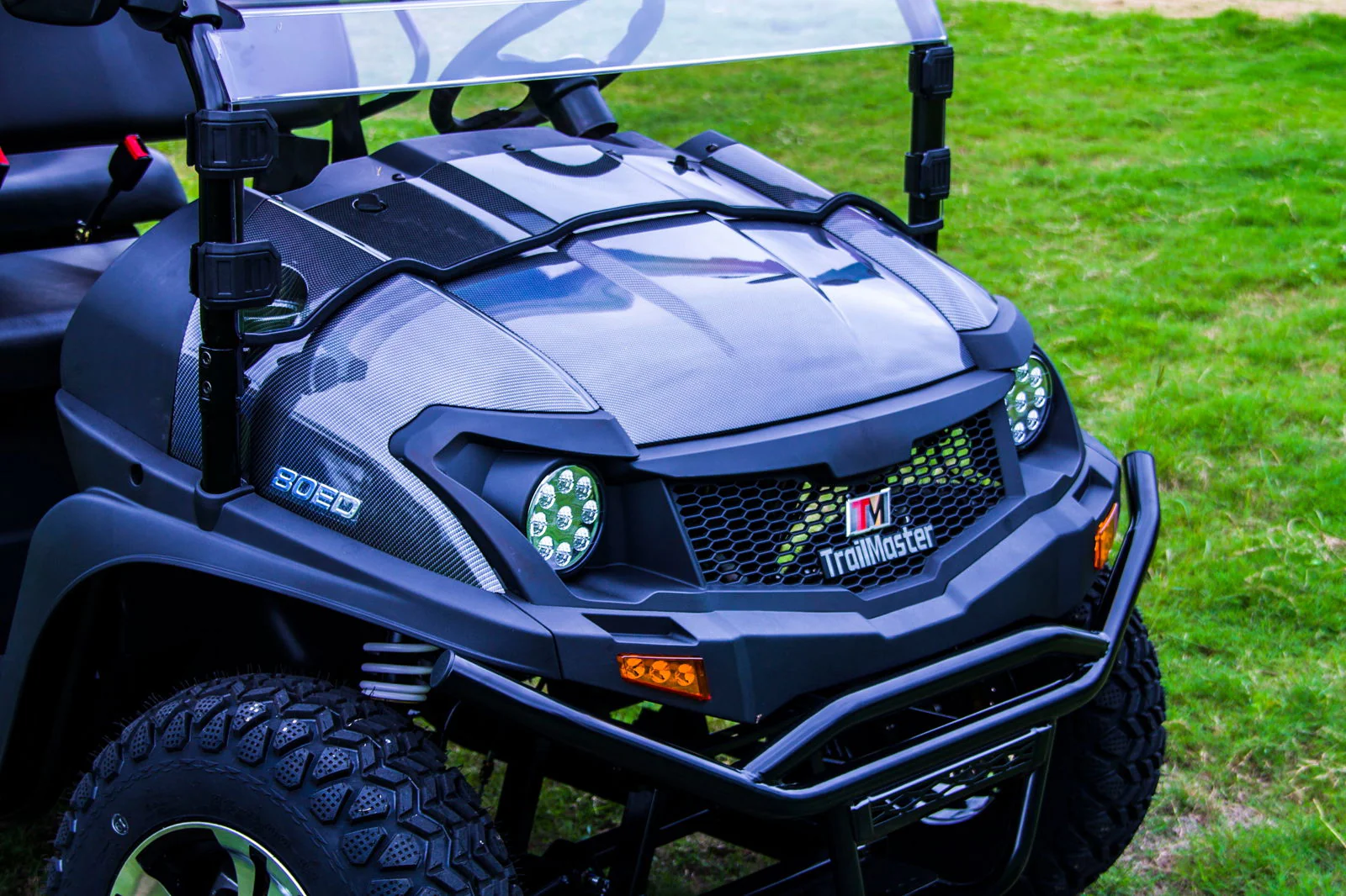 TrailMaster Taurus 80ED-U 4-Seat Electric Golf Cart with Dump Bed, 72 Volt, Aluminum Alloy Wheels - Image 17