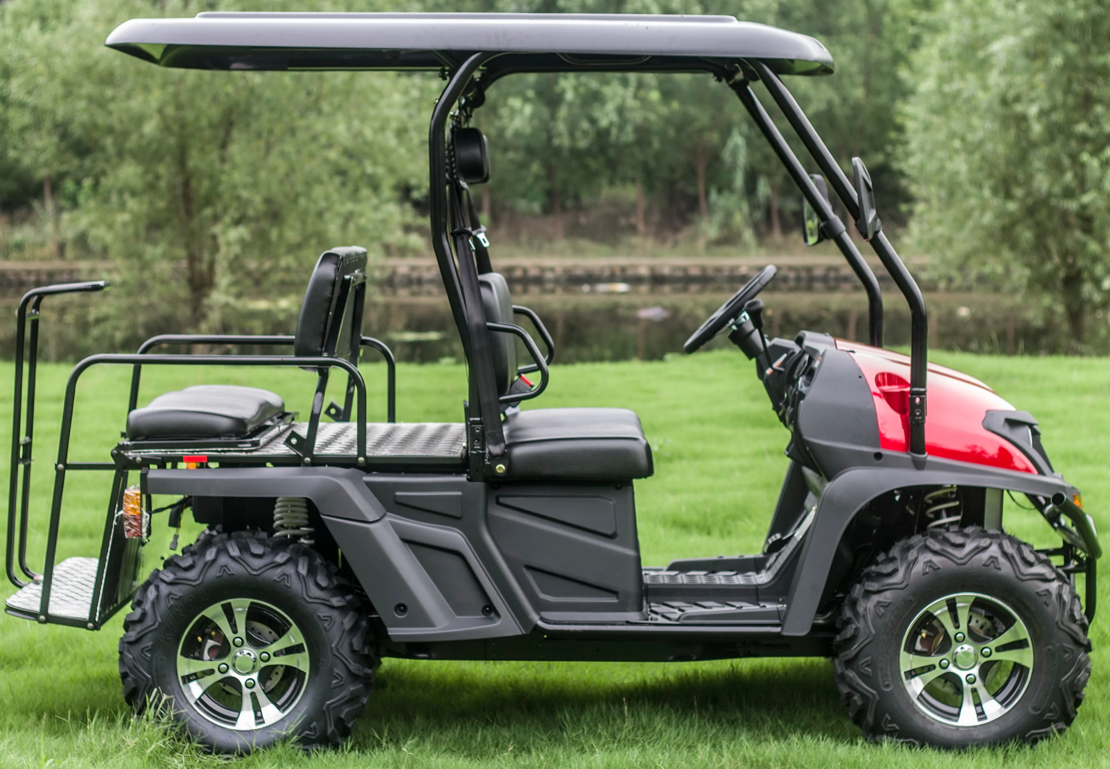TrailMaster Taurus 450GX Gas Golf Cart, 26hp EFI Engine, 2x4/4x4 H/L Gear with Locking Differential - Image 28
