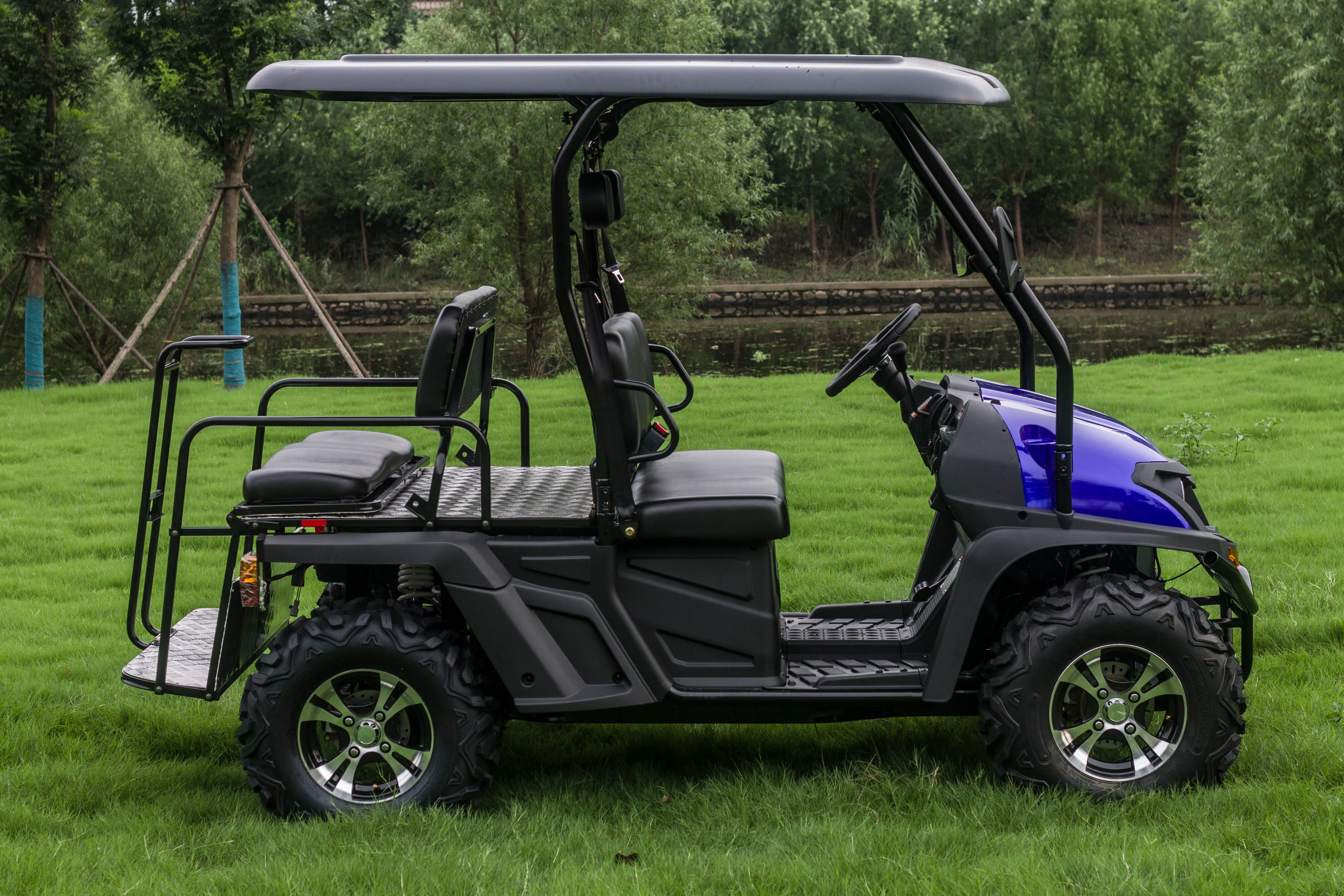 TrailMaster Taurus 450GX Gas Golf Cart, 26hp EFI Engine, 2x4/4x4 H/L Gear with Locking Differential - Image 3