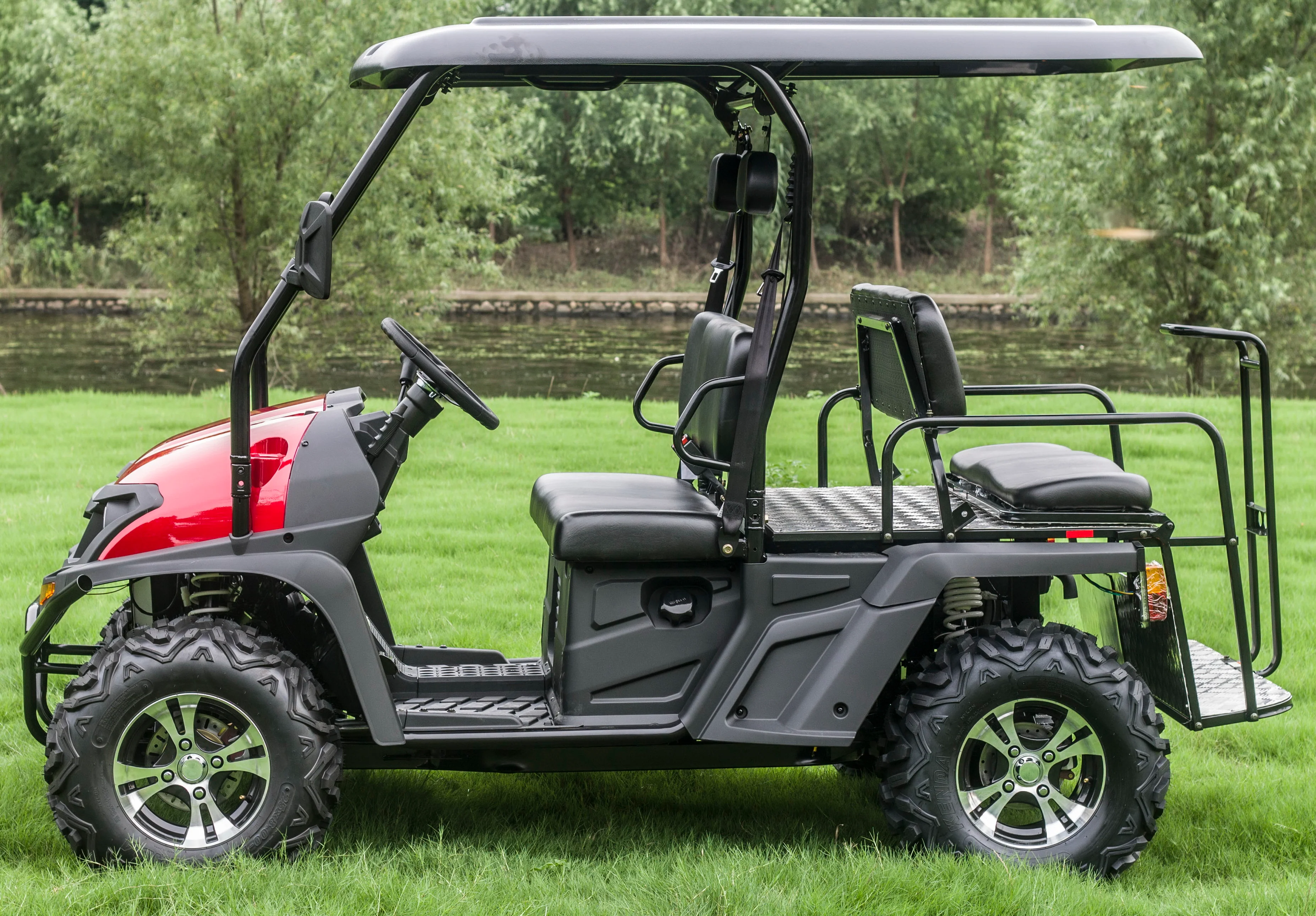 TrailMaster Taurus 450GX Gas Golf Cart, 26hp EFI Engine, 2x4/4x4 H/L Gear with Locking Differential - Image 32