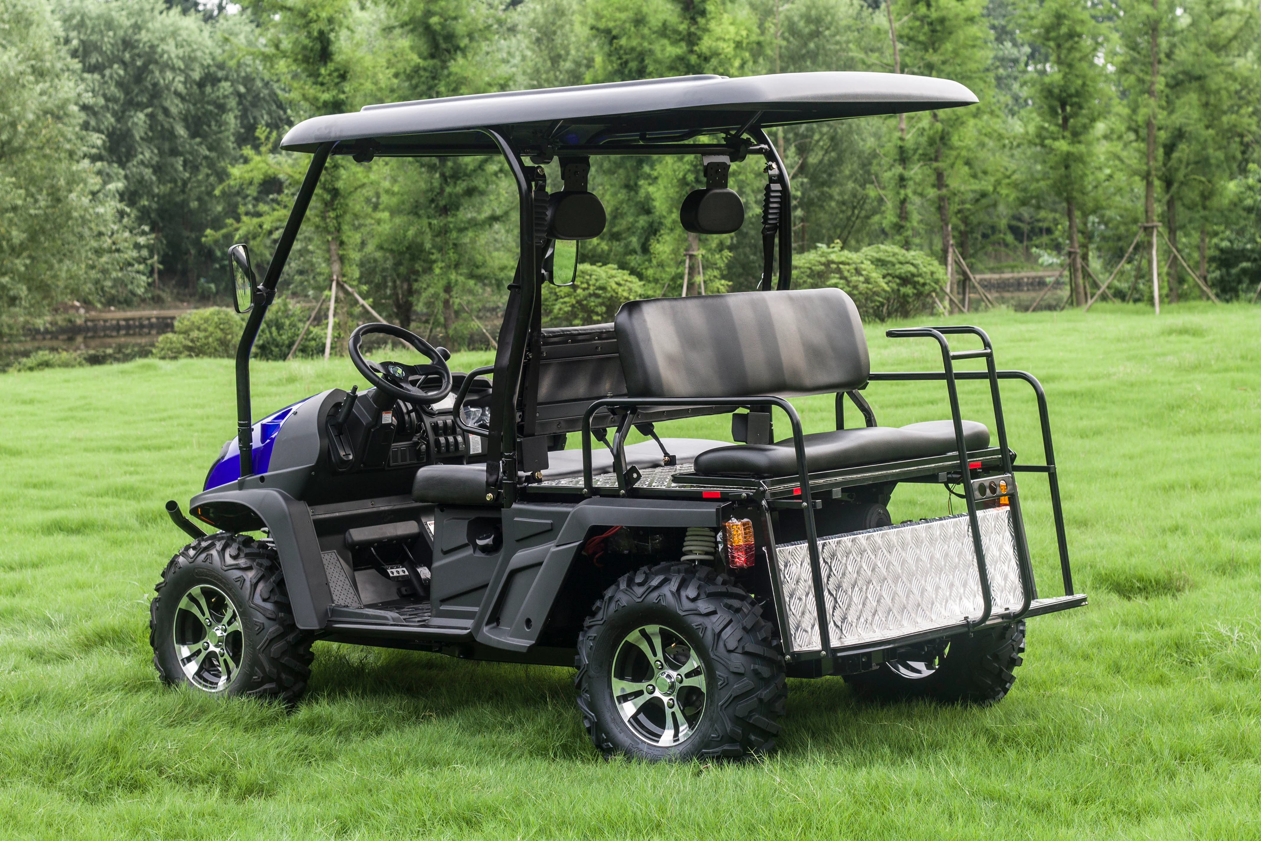 TrailMaster Taurus 450GX Gas Golf Cart, 26hp EFI Engine, 2x4/4x4 H/L Gear with Locking Differential - Image 4