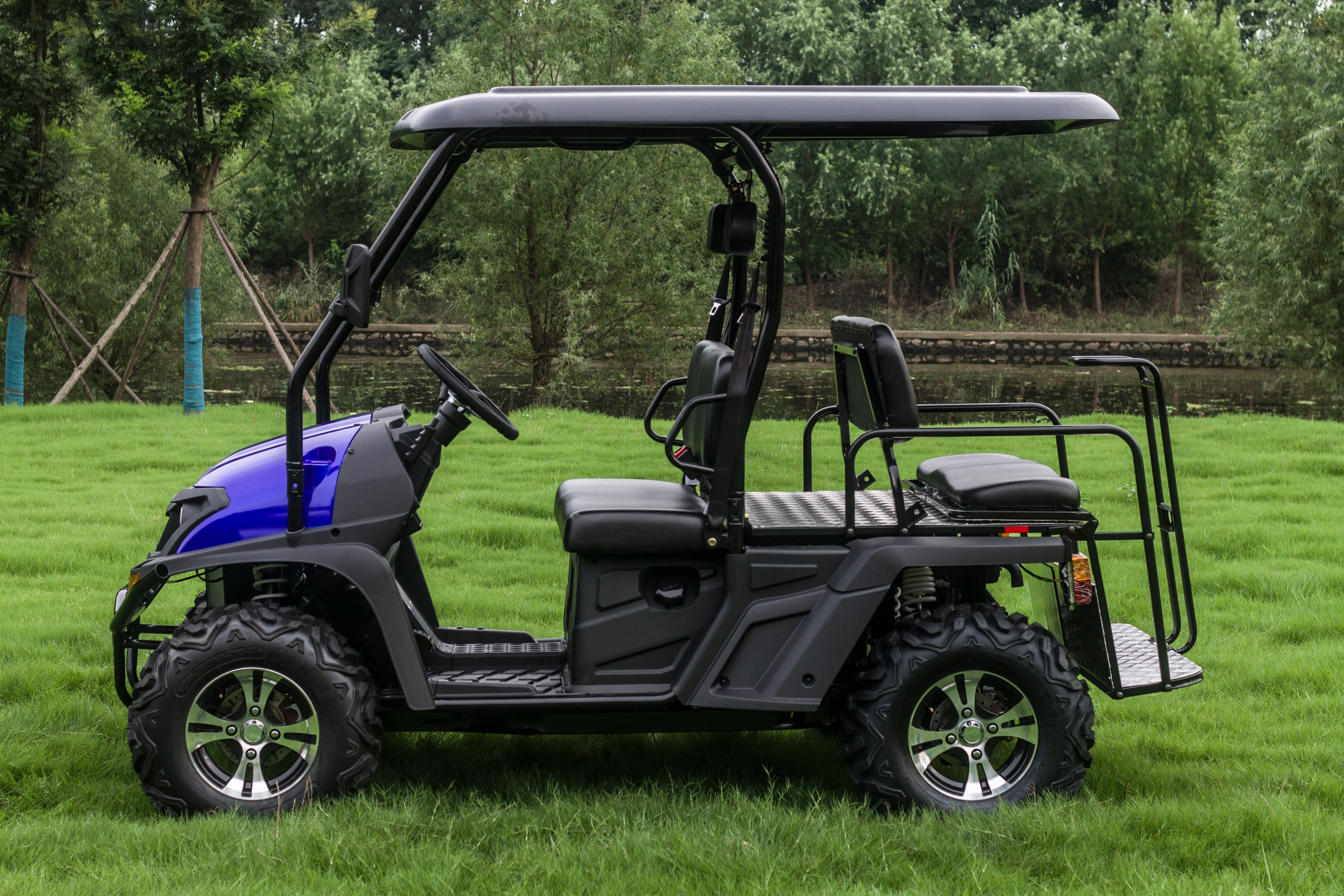 TrailMaster Taurus 450GX Gas Golf Cart, 26hp EFI Engine, 2x4/4x4 H/L Gear with Locking Differential - Image 7