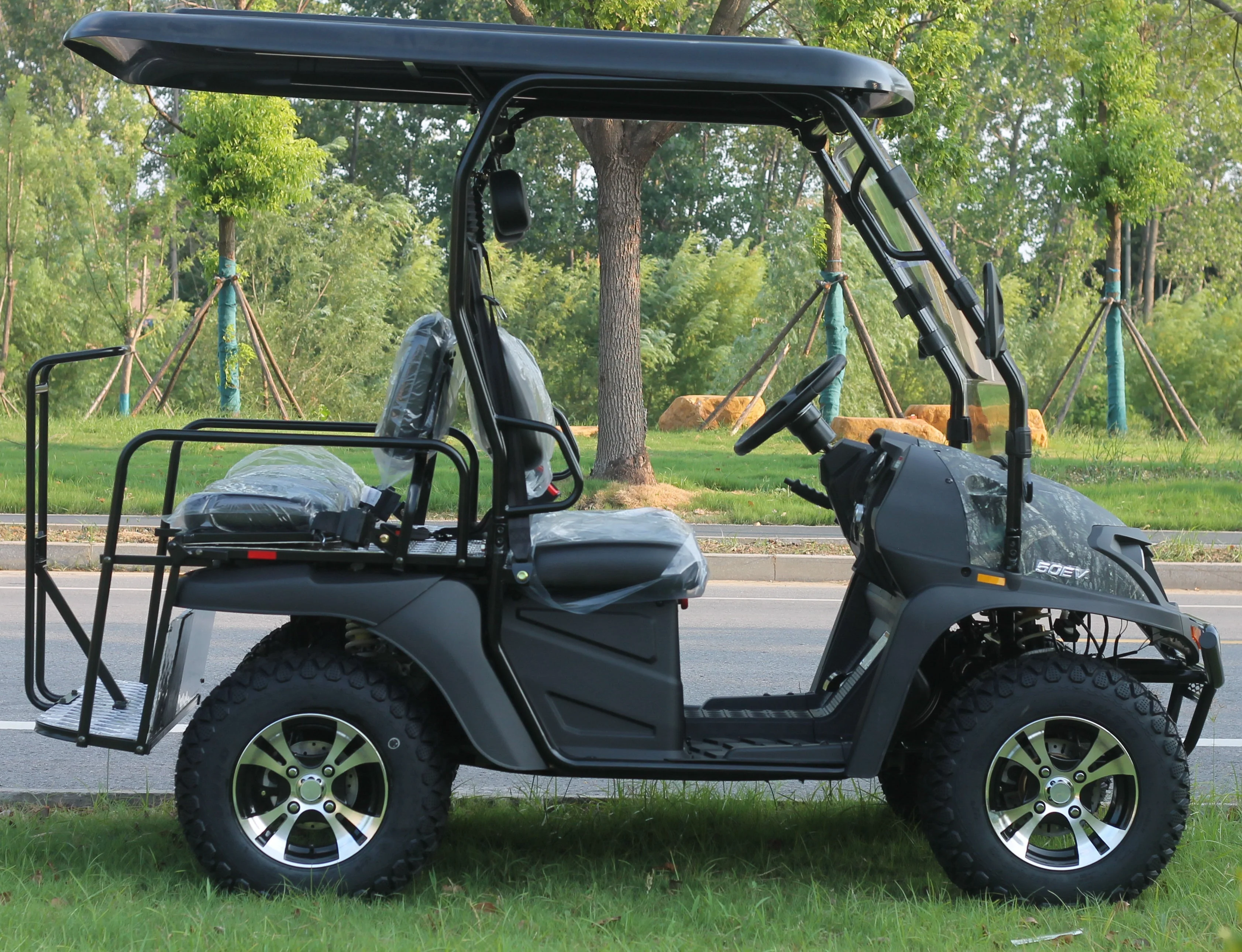 TrailMaster Taurus 50EV 4-Seat Electric Golf Cart, 60 Volt, Full DOT Light Package Included - Image 12