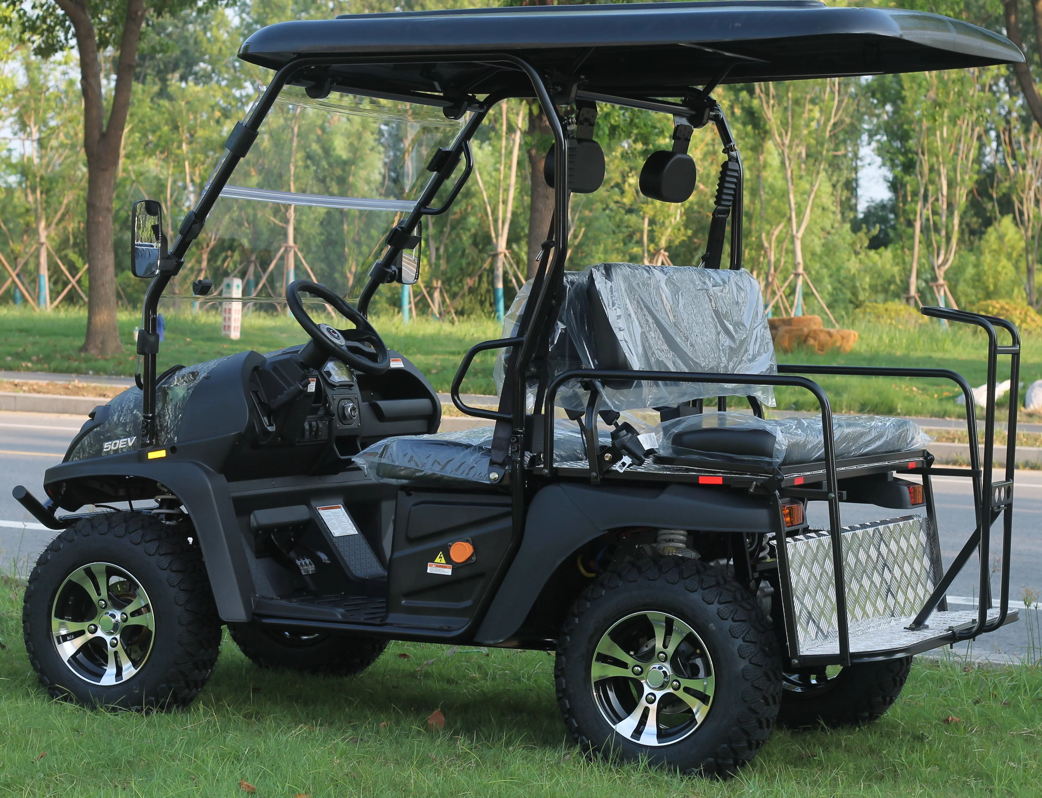 TrailMaster Taurus 50EV 4-Seat Electric Golf Cart, 60 Volt, Full DOT Light Package Included - Image 17