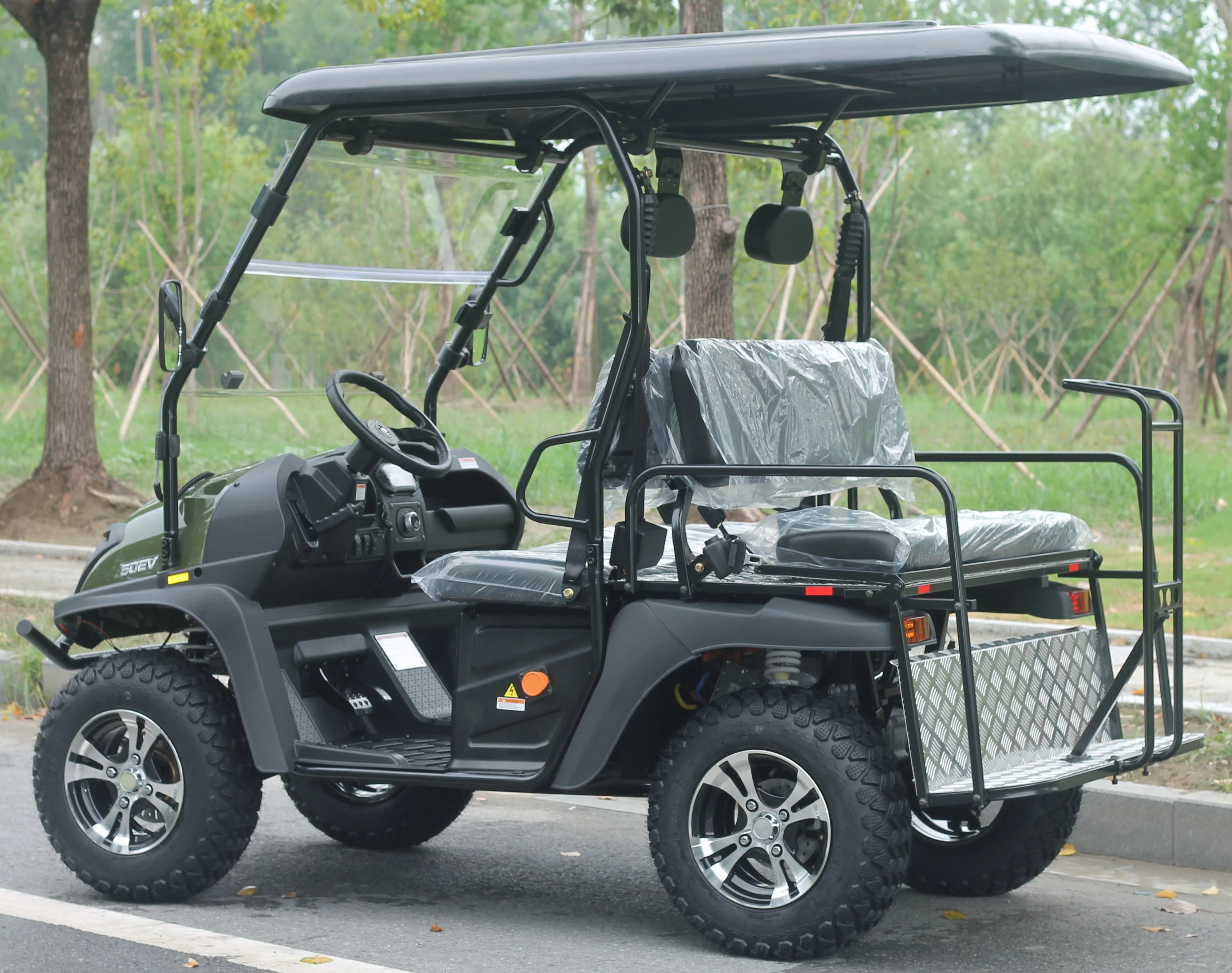 TrailMaster Taurus 50EV 4-Seat Electric Golf Cart, 60 Volt, Full DOT Light Package Included - Image 40