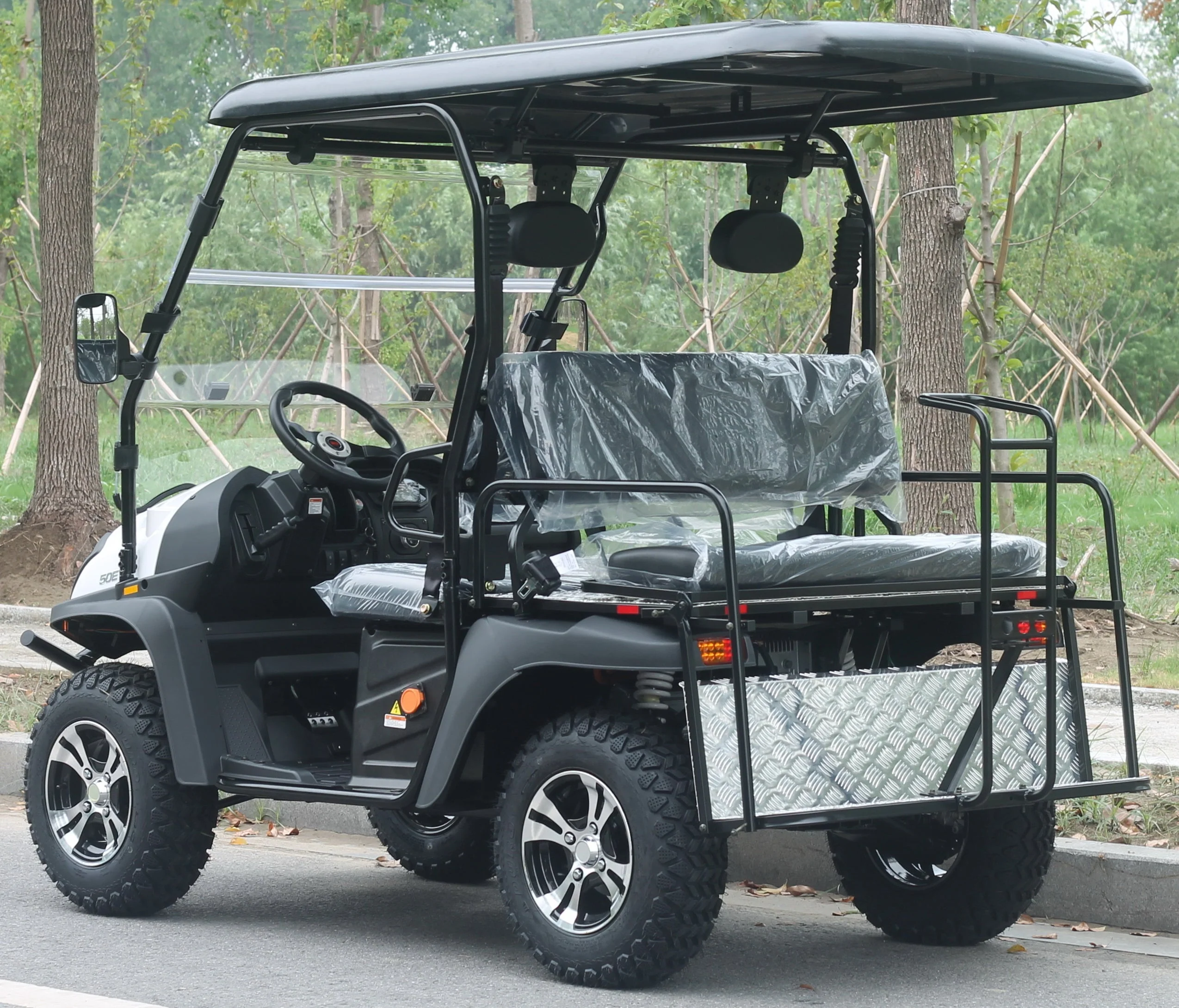 TrailMaster Taurus 50EV 4-Seat Electric Golf Cart, 60 Volt, Full DOT Light Package Included - Image 55