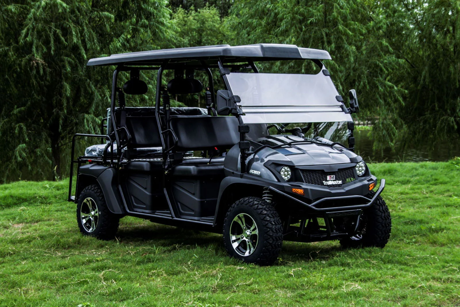 TrailMaster Taurus 80ED-GV 6-Seat Electric Golf Cart, 72 Volt, Extended Roof - Image 3