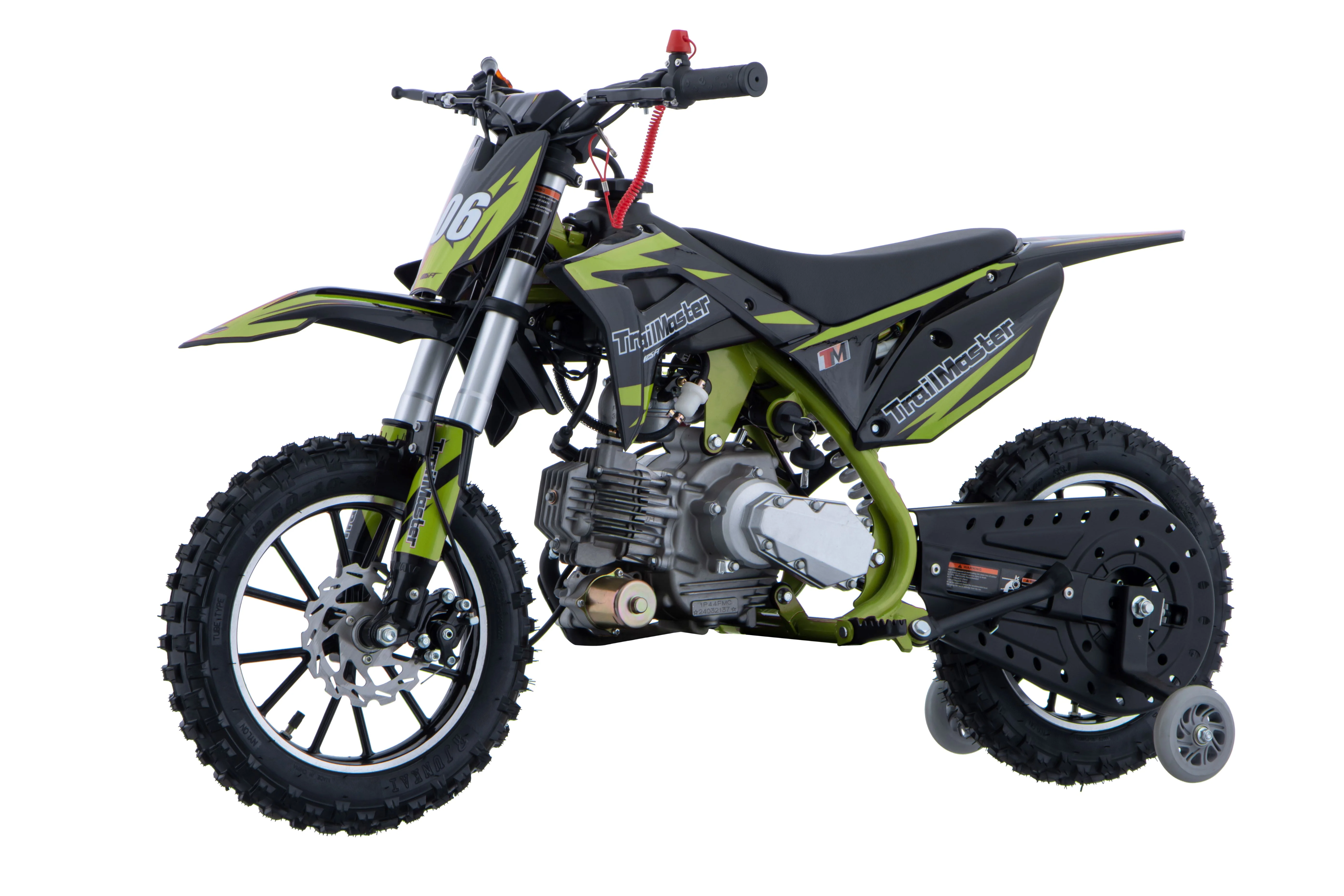 TrailMaster TM06 60cc Gas Dirt Bike, with Electric Start, Automatic, Training Wheels Included, Ages 6-9 - Image 5